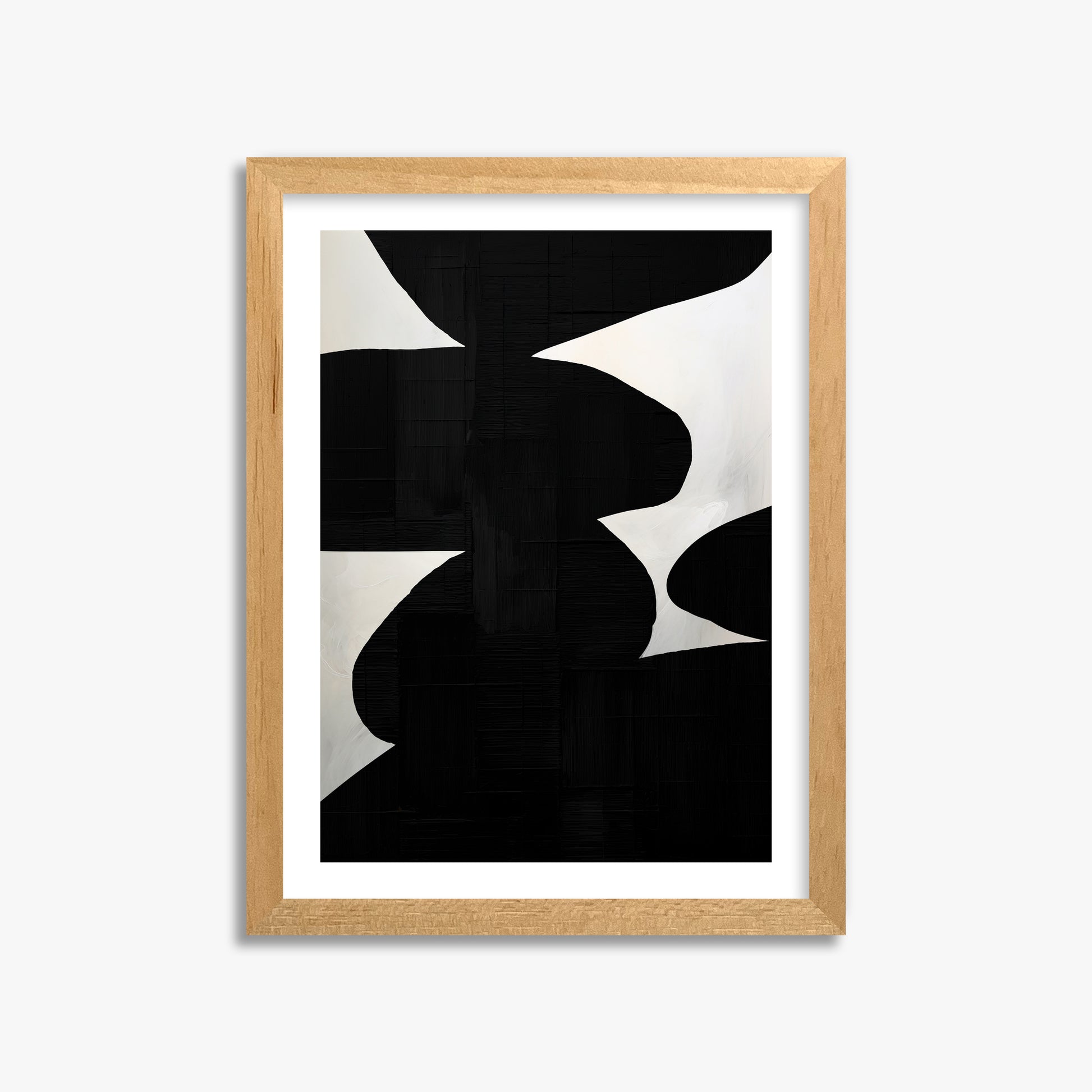 Shattered Form, 30x40cm Oak Framed Art Reproduction