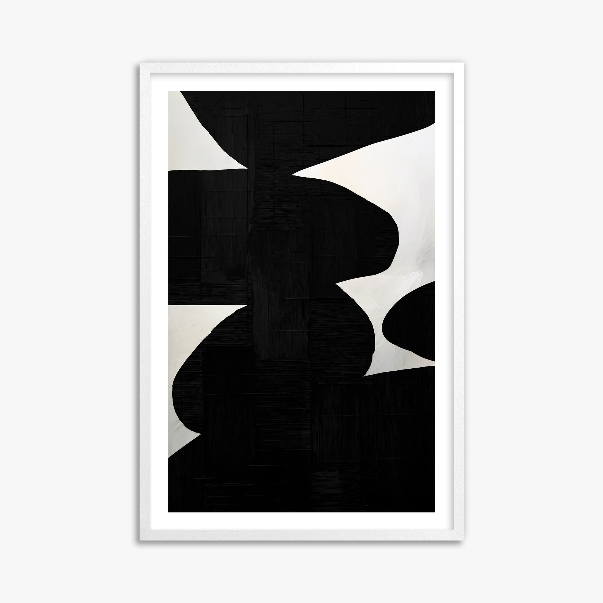Shattered Form, 61x91cm Whitek Framed Art Reproduction