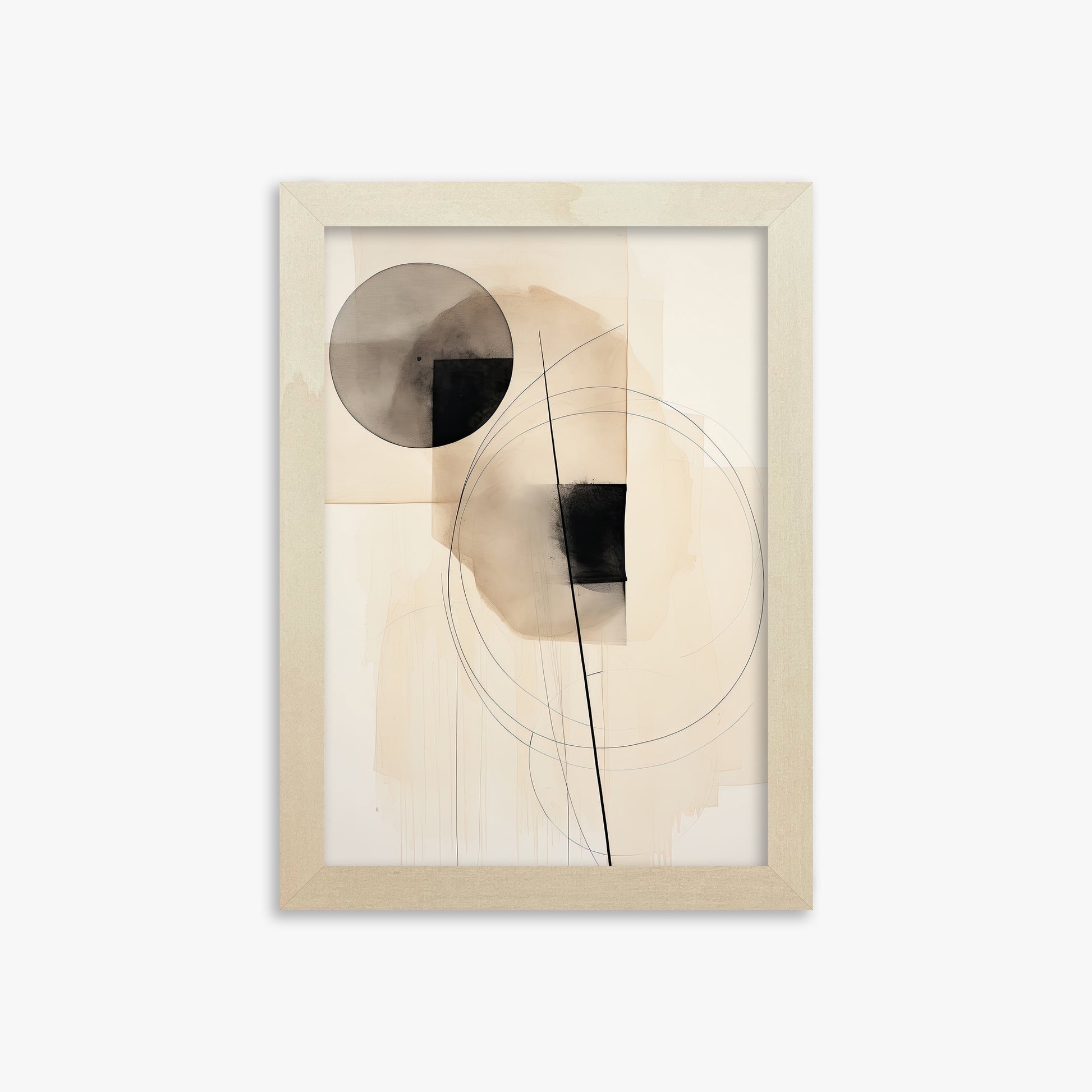 Ethereal Balance, 21x30cm Framed Art Reproduction With Lime Wood Frame