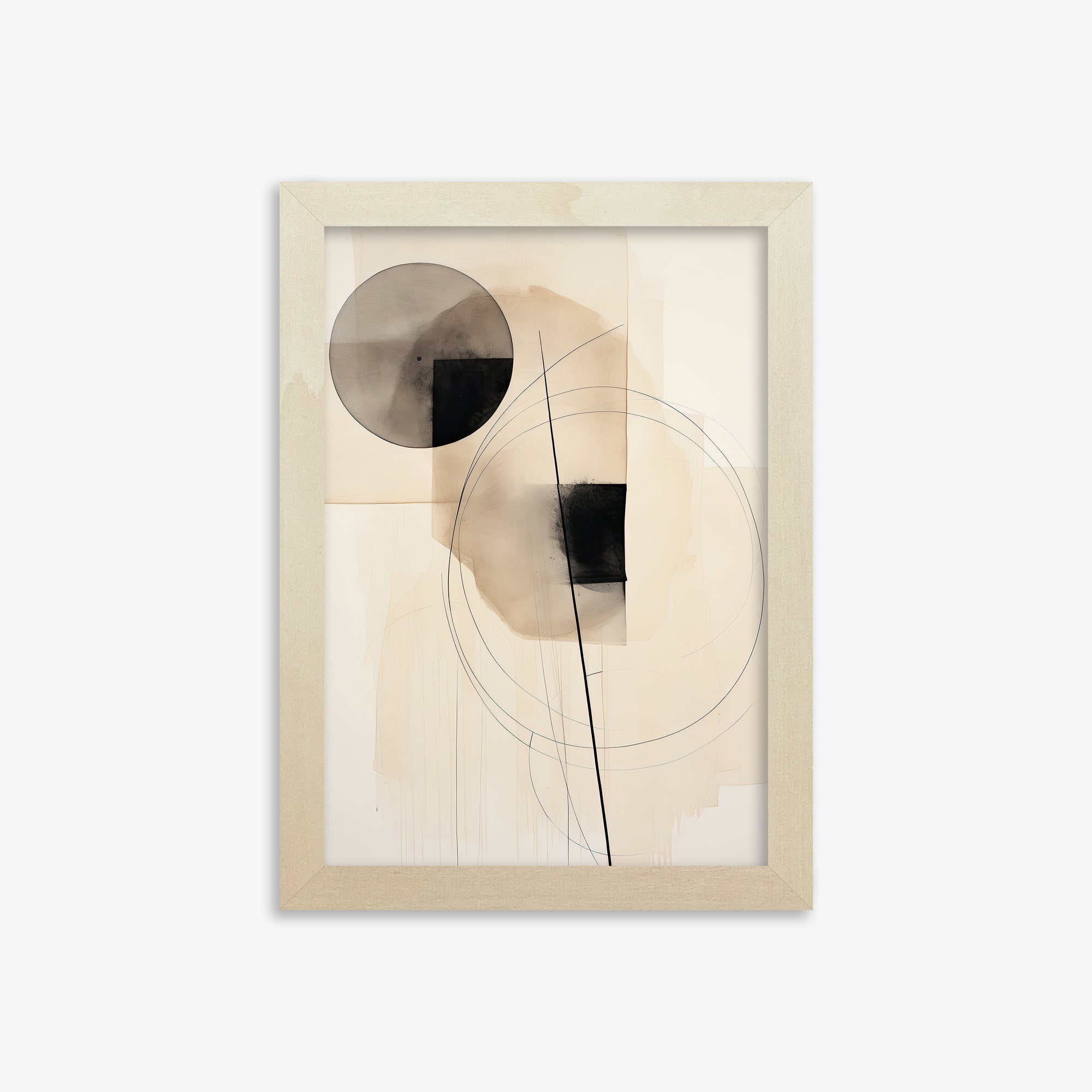 Ethereal Balance, 21x30cm Framed Art Reproduction With Lime Wood Frame