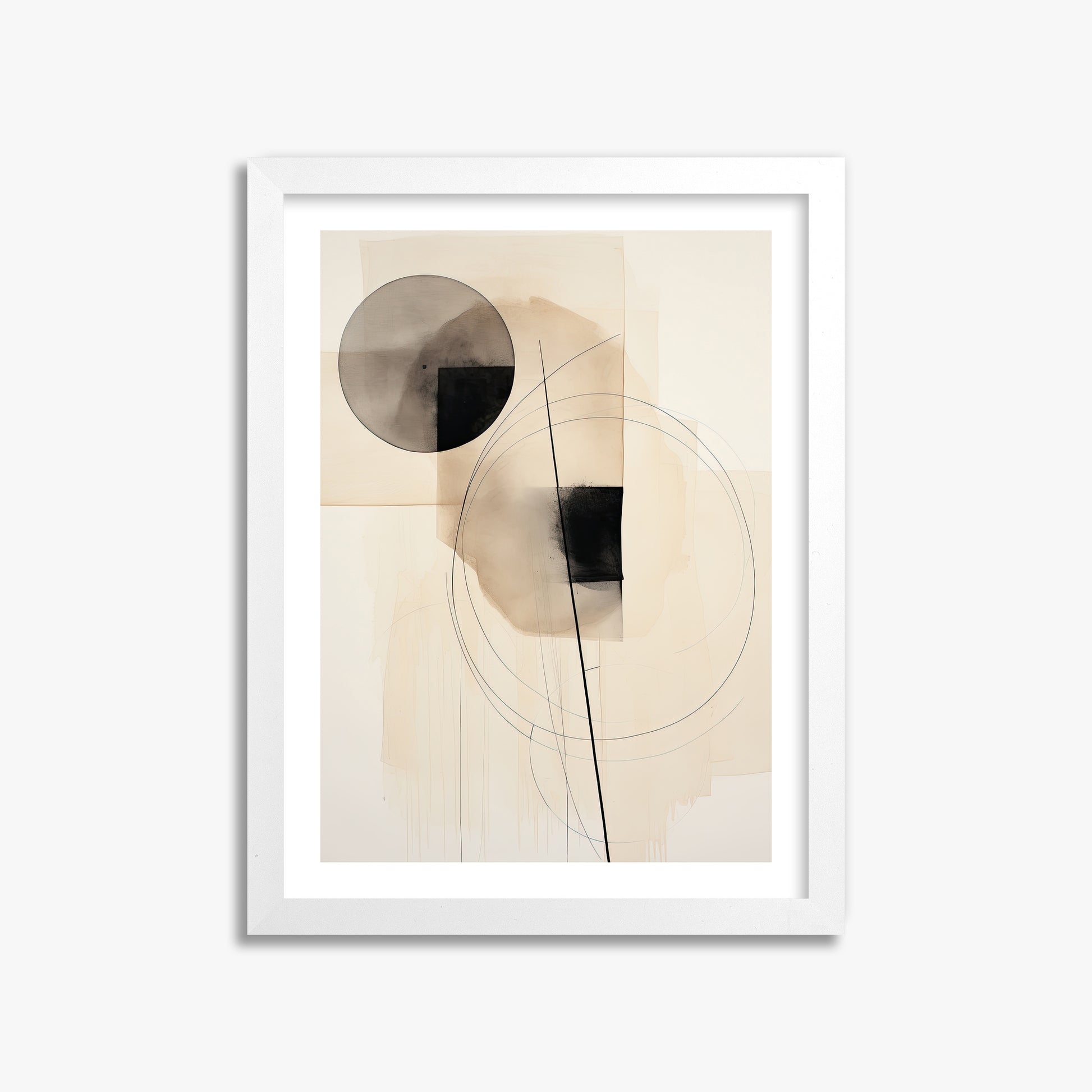Ethereal Balance, 30x40cm Whitek Framed Art Reproduction