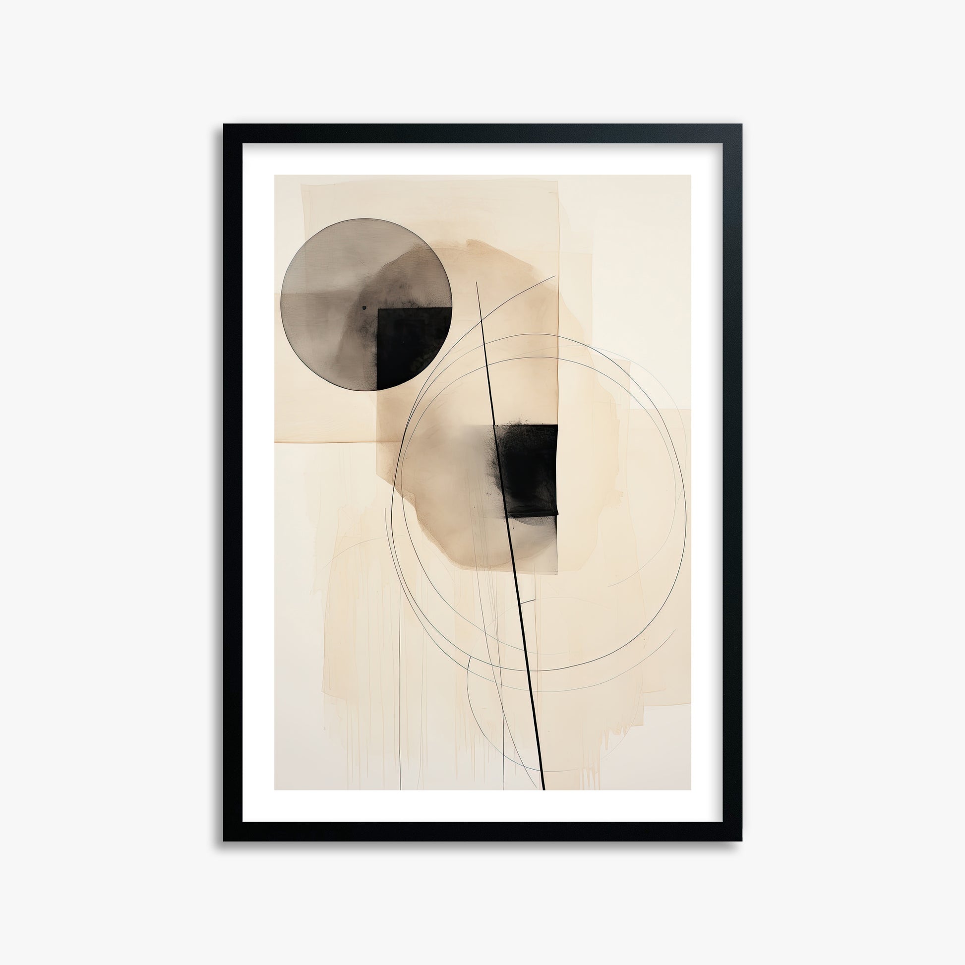 Ethereal Balance, 50x70cm Black Framed Art Reproduction