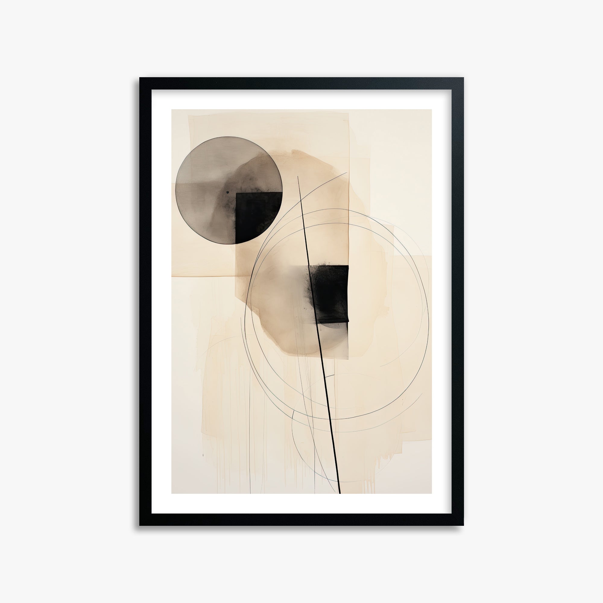 Ethereal Balance, 50x70cm Black Framed Art Reproduction