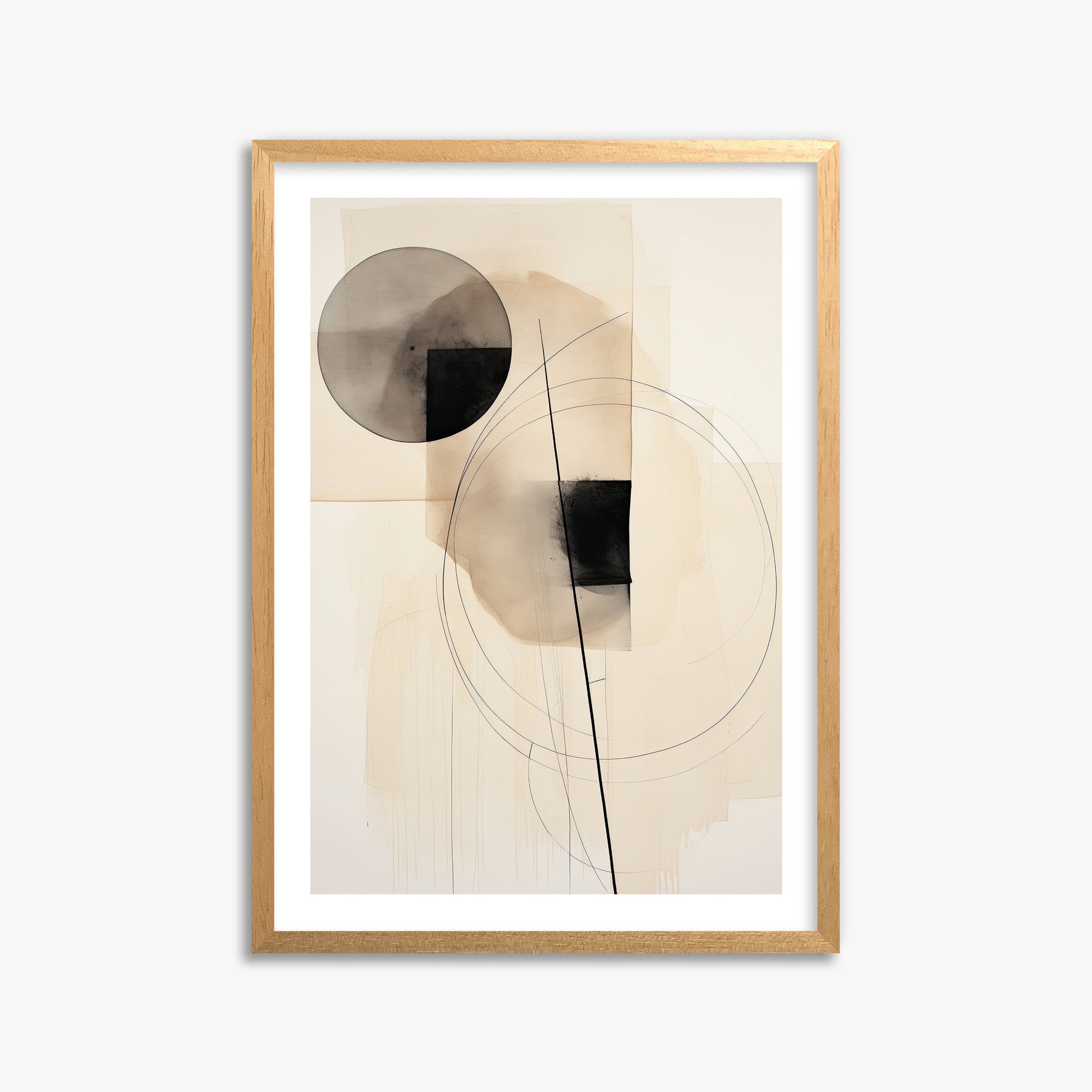 Ethereal Balance, 50x70cm Oak Framed Art Reproduction