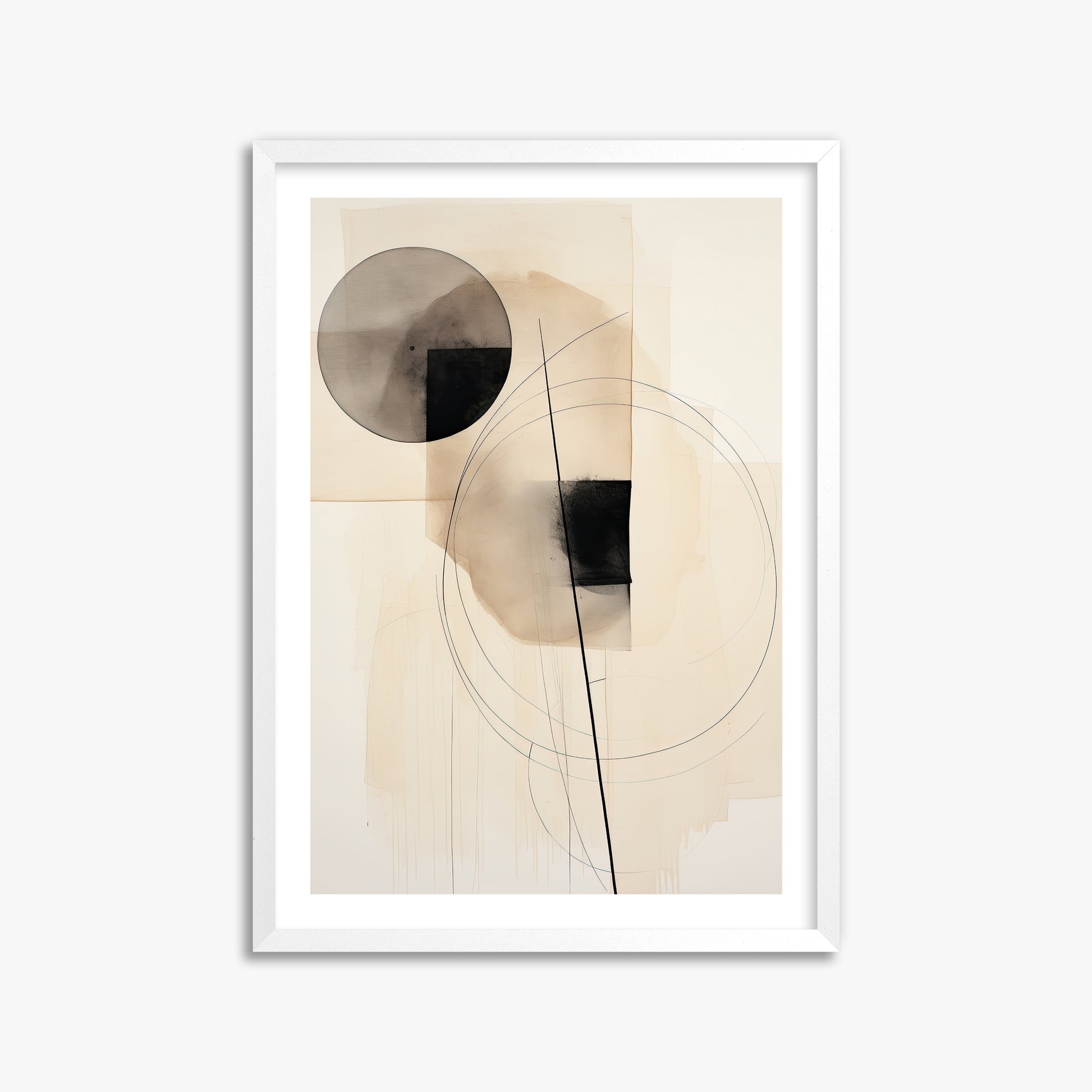 Ethereal Balance, 50x70cm Whitek Framed Art Reproduction