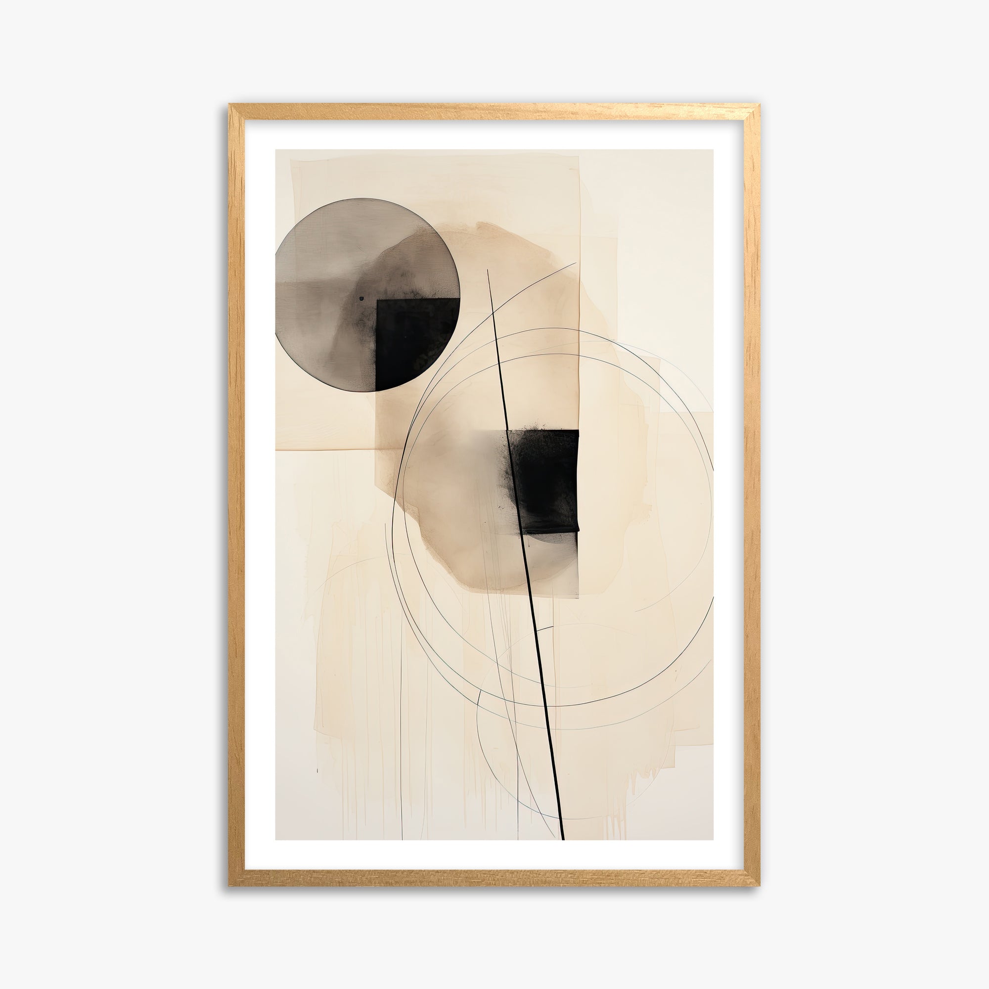 Ethereal Balance, 61x91cm Oak Framed Art Reproduction
