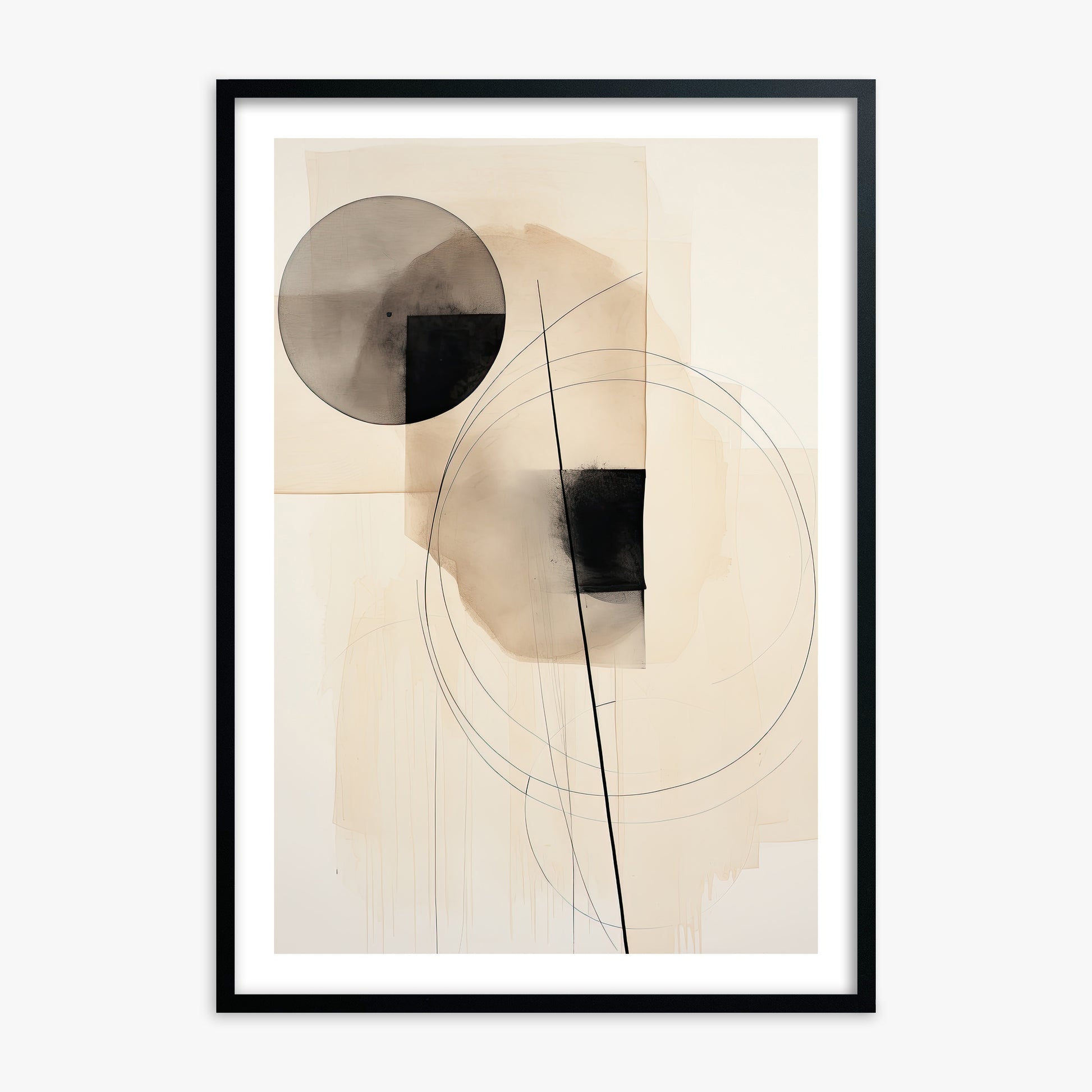 Ethereal Balance, 70x100cm Black Framed Art Reproduction
