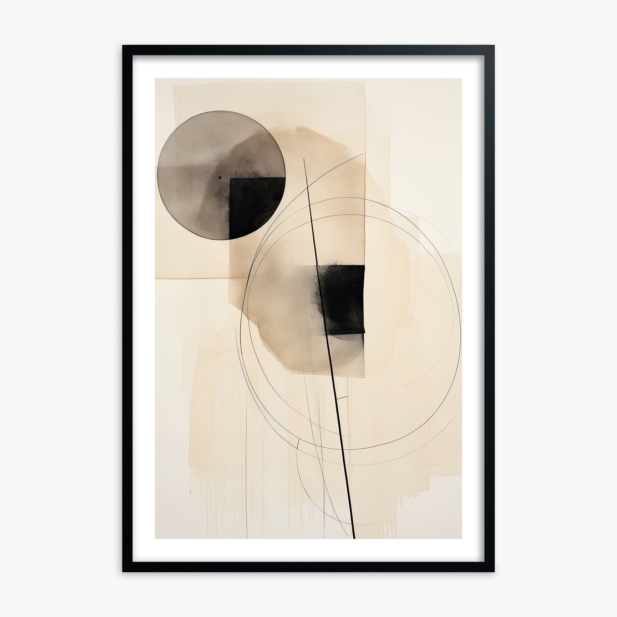 Ethereal Balance, 70x100cm Black Framed Art Reproduction