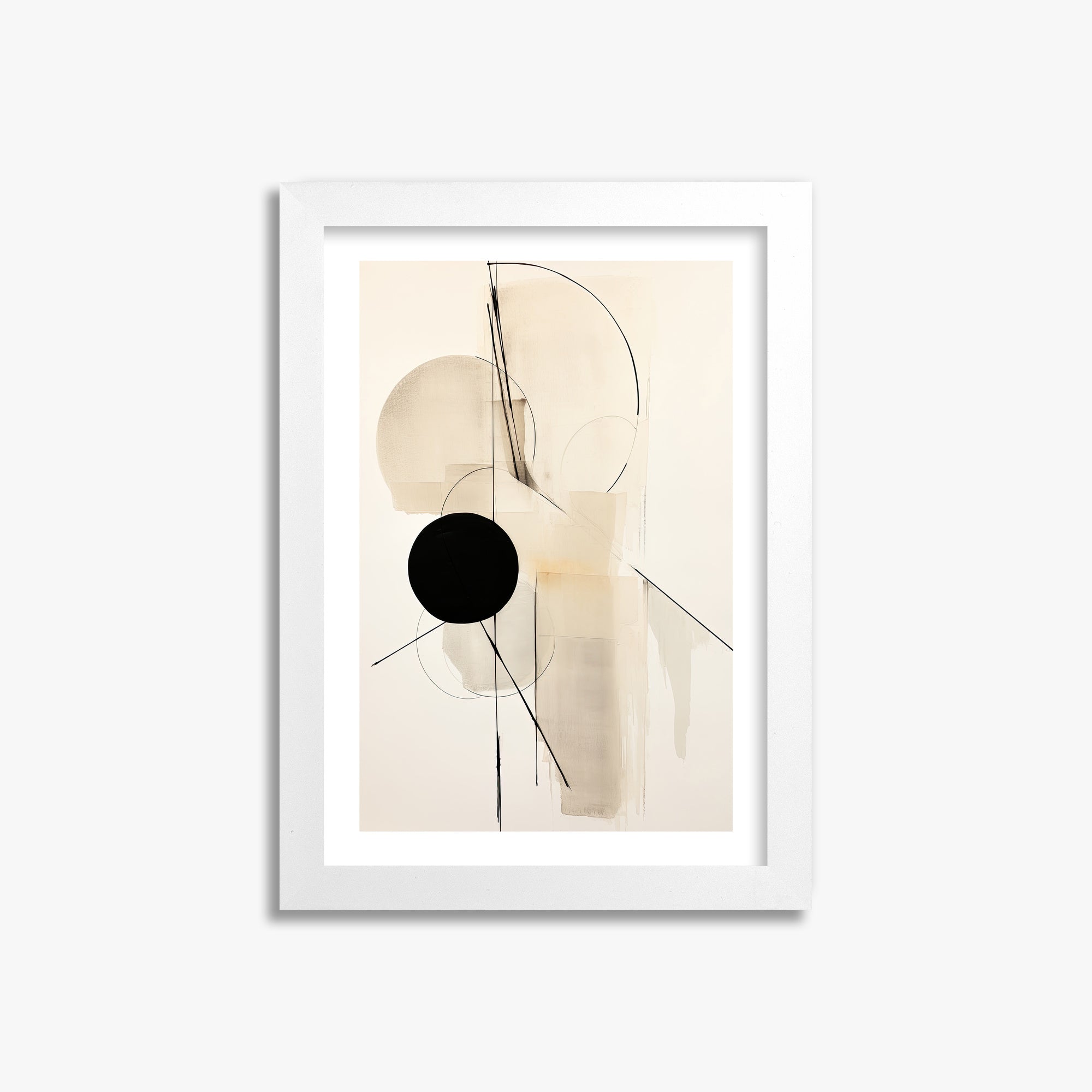 Linear Confluence, 21x30cm Whitek Framed Art Reproduction