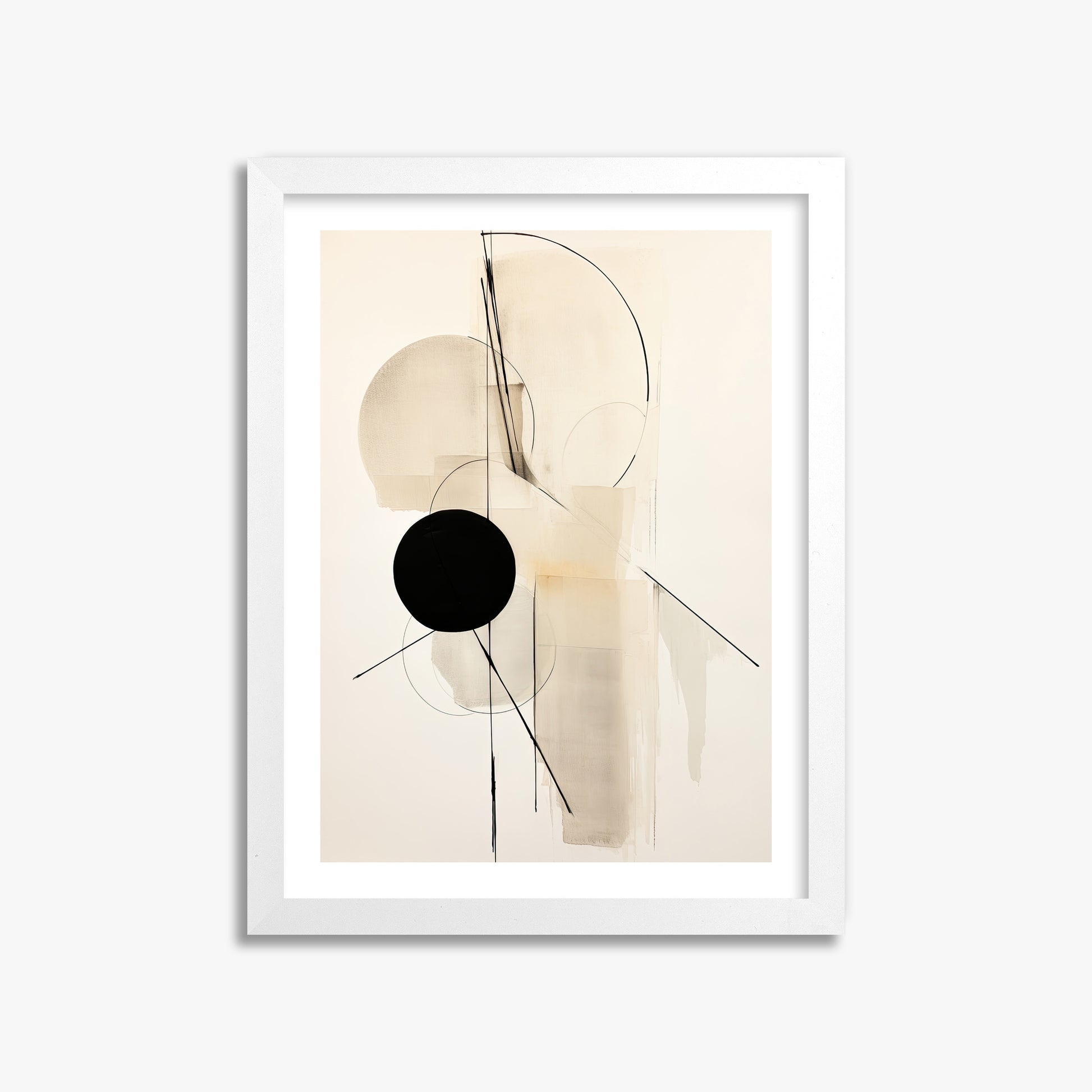 Linear Confluence, 30x40cm Whitek Framed Art Reproduction