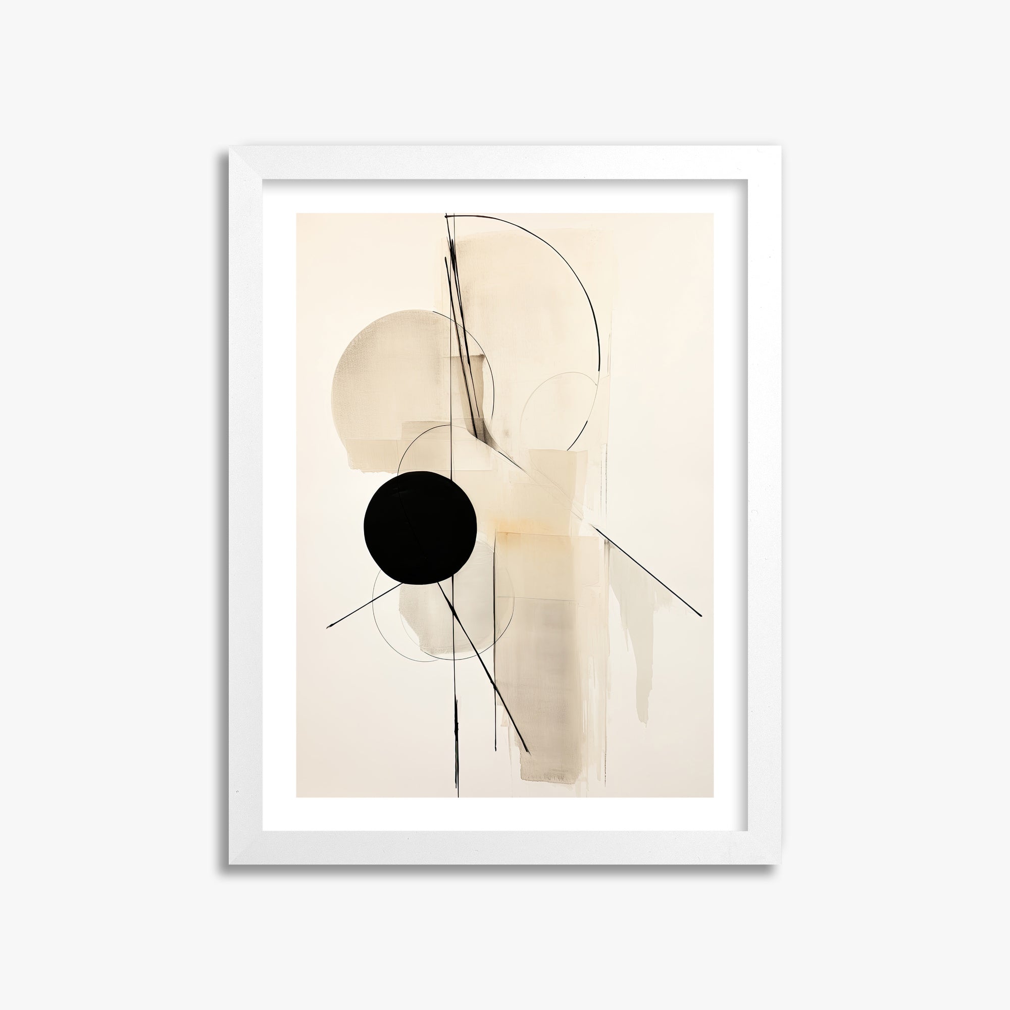 Linear Confluence, 30x40cm Whitek Framed Art Reproduction