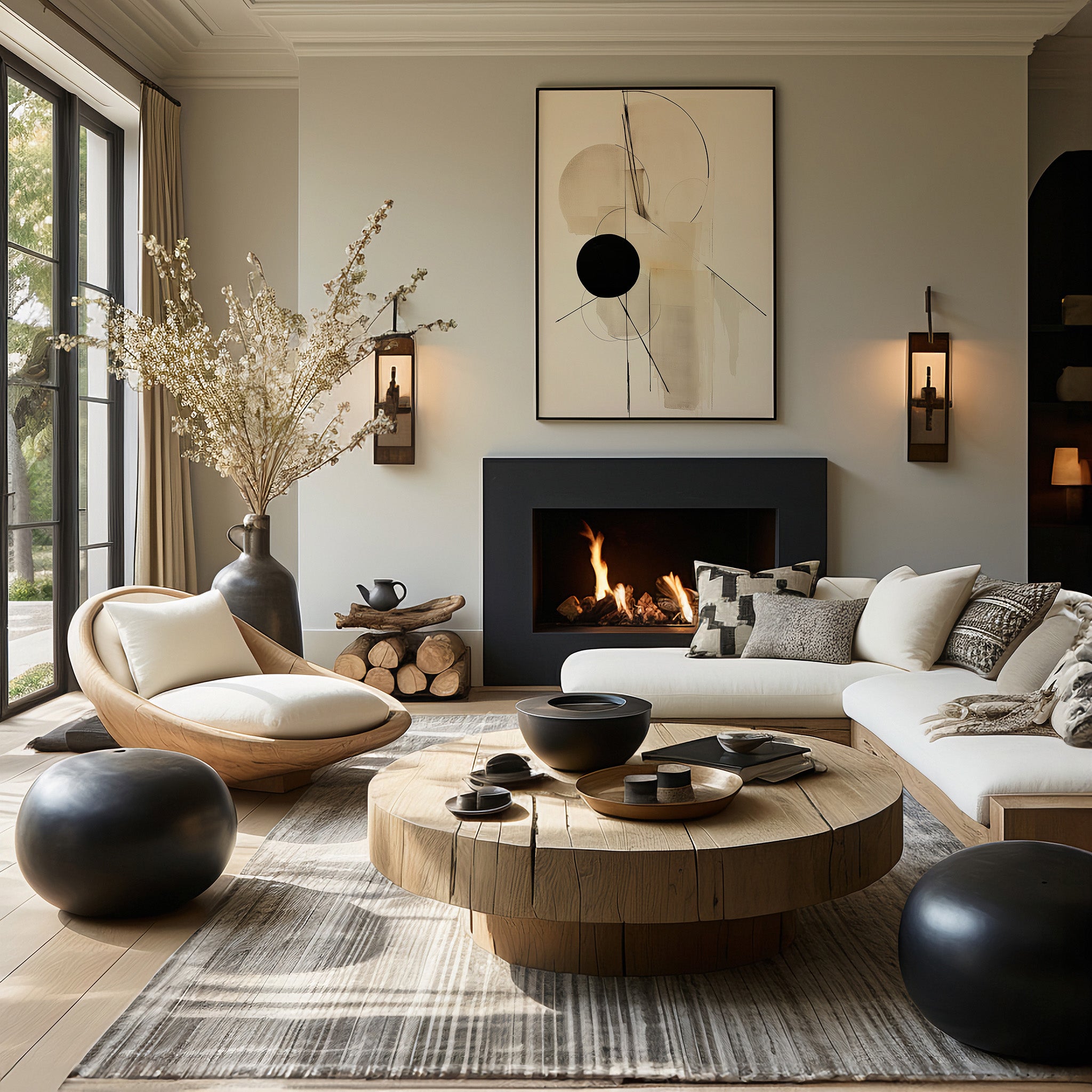 Design Concept No. 39 for Linear Confluence Modern Poster Art