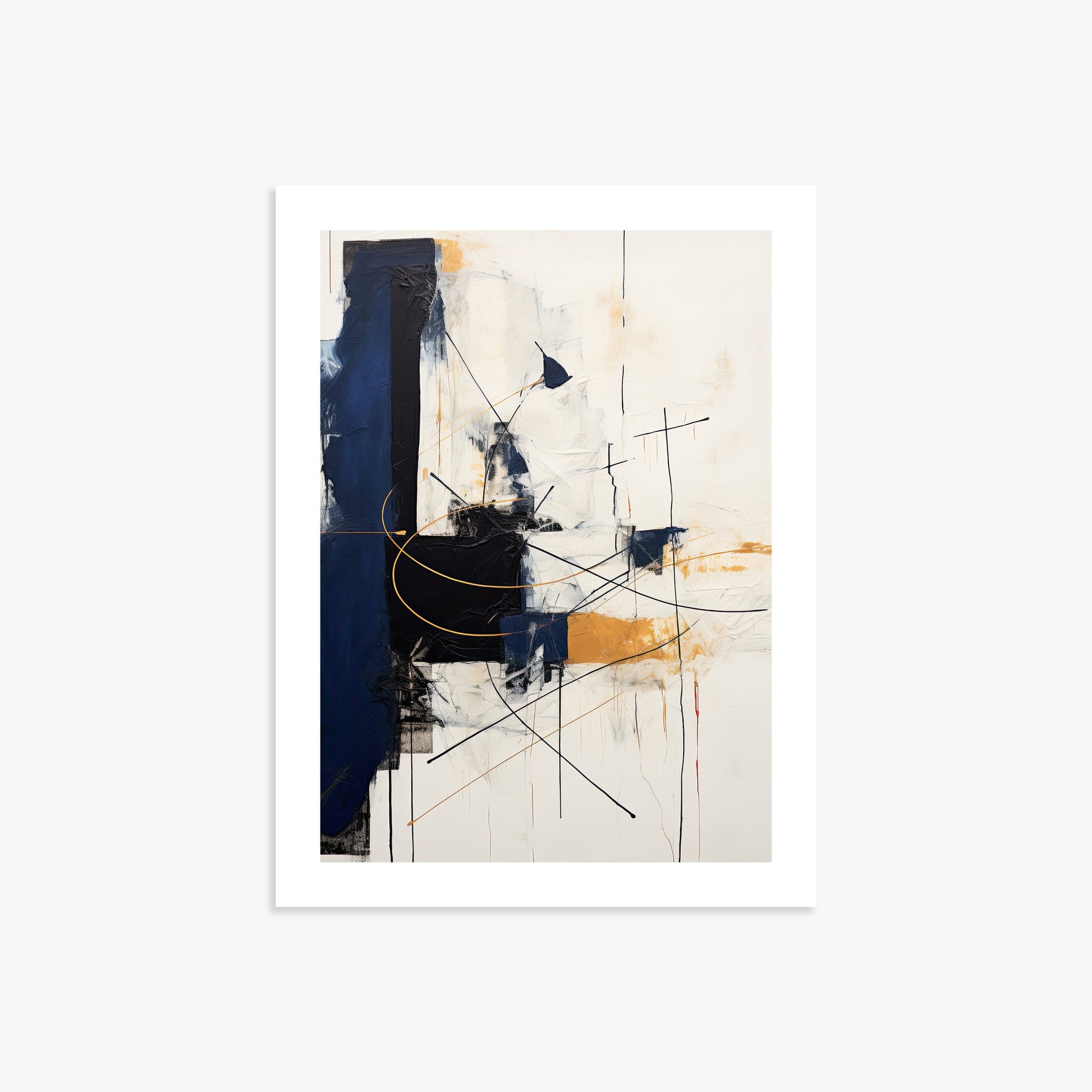 Golden Tangent, 30x40cm Printed Poster