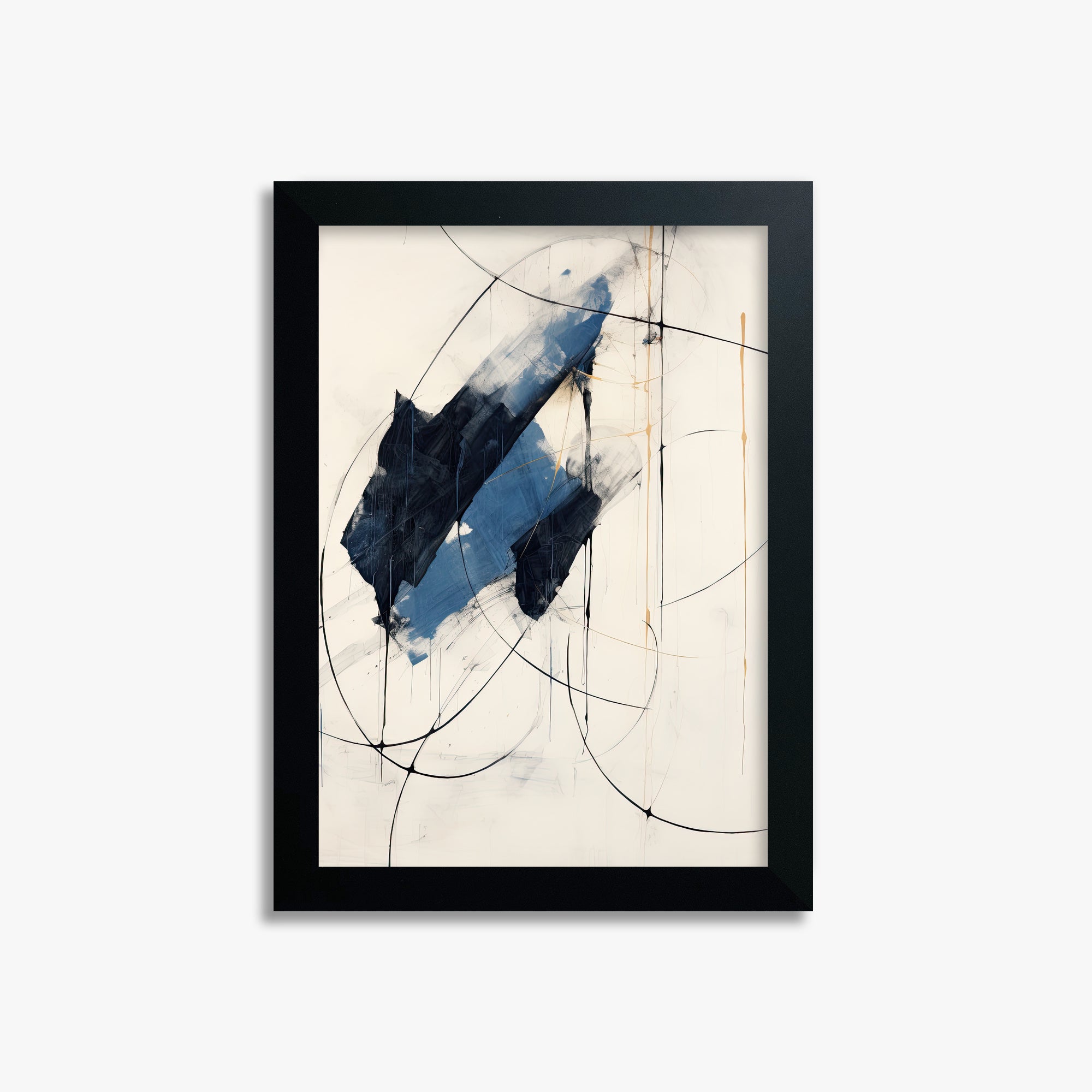 Midnight Sails, 21x30cm Framed Poster With Black Frame
