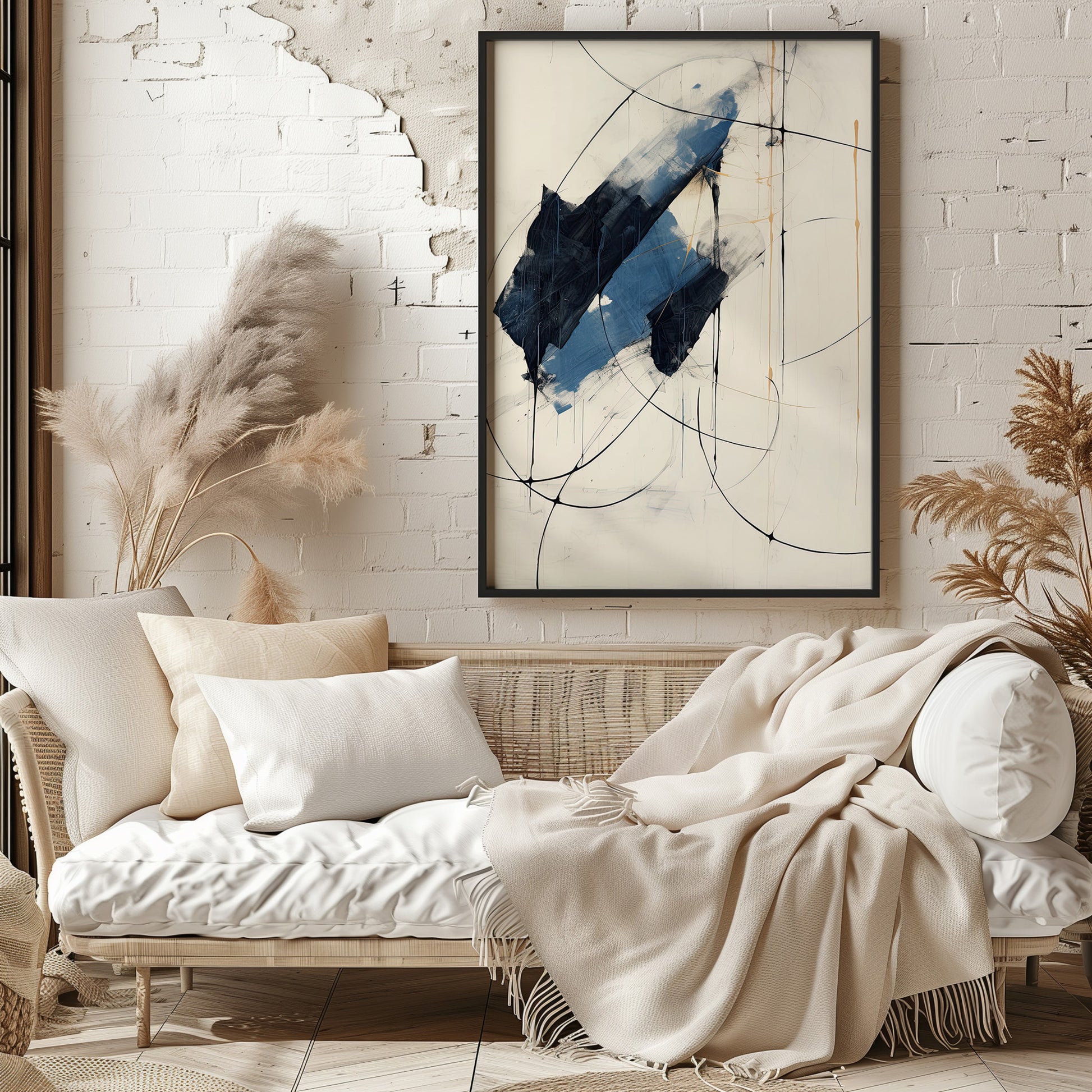 Design Concept No. 29 for Midnight Sails Modern Poster Art