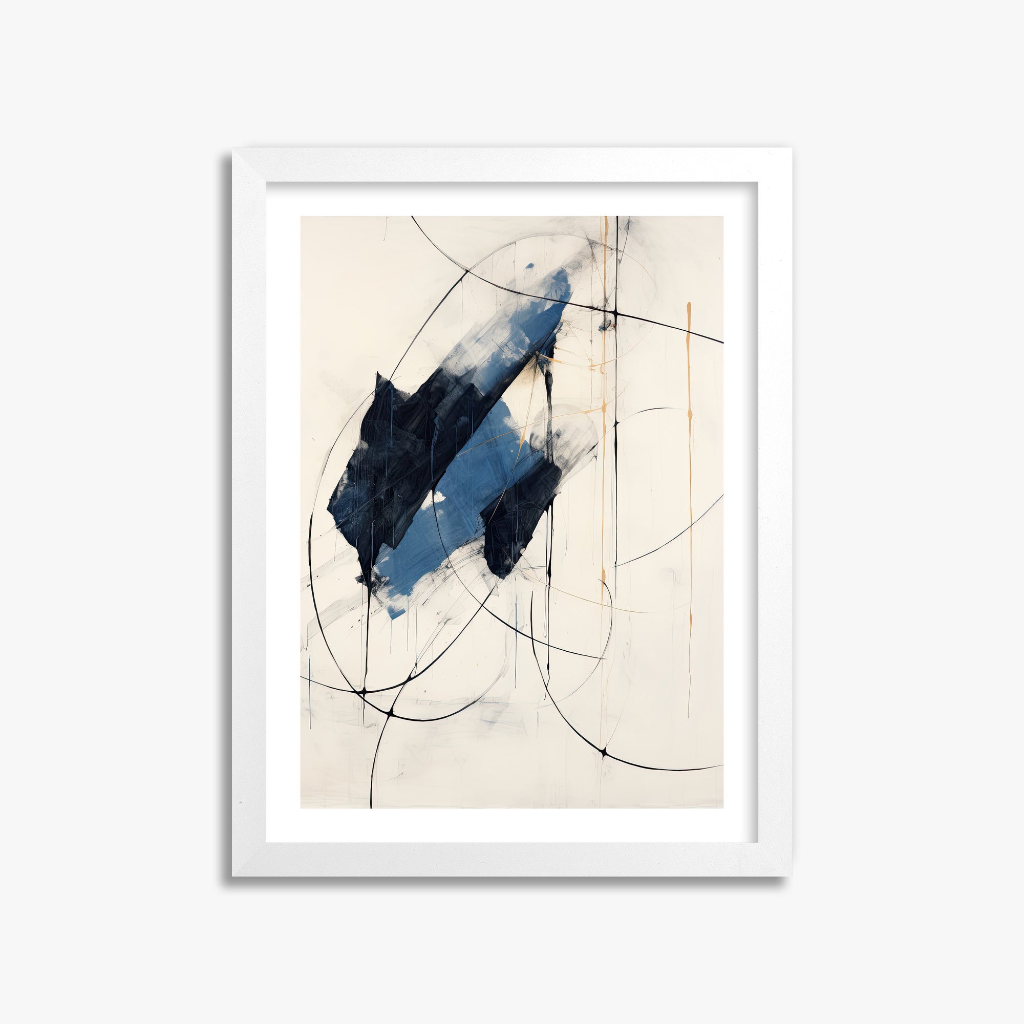 Midnight Sails, 30x40cm Whitek Framed Art Reproduction