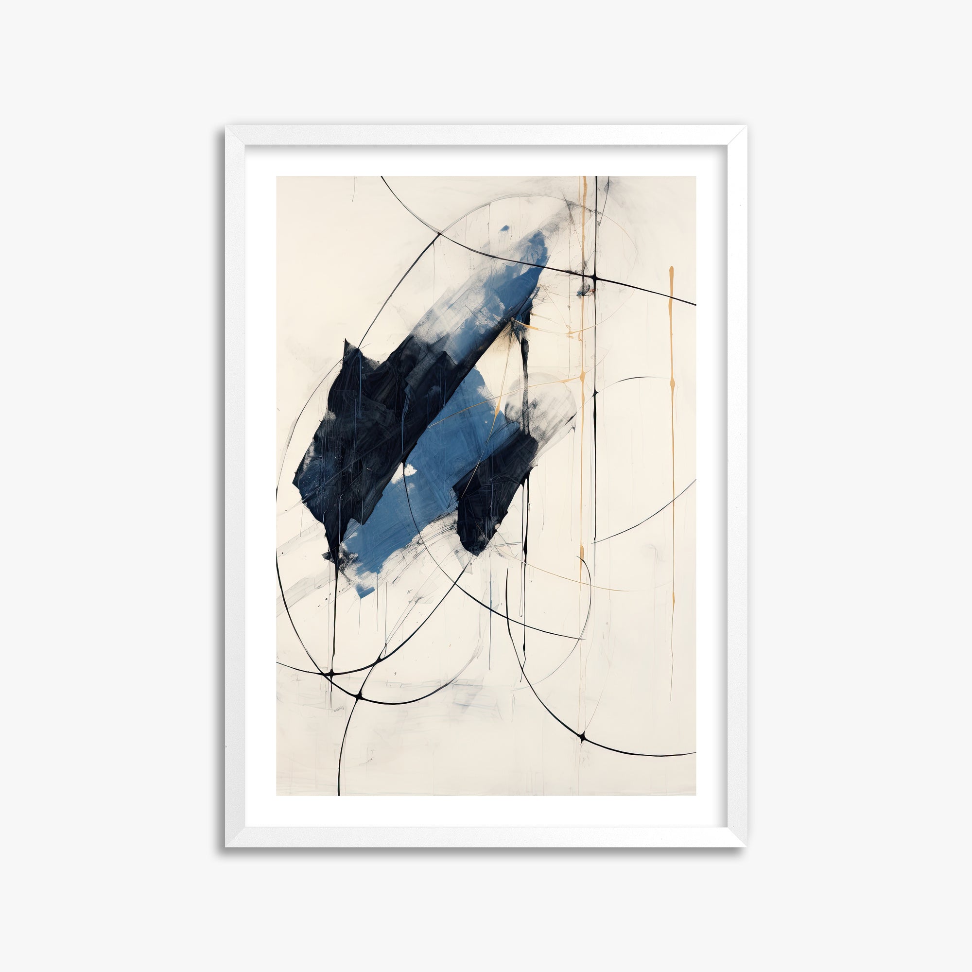Midnight Sails, 50x70cm Whitek Framed Art Reproduction