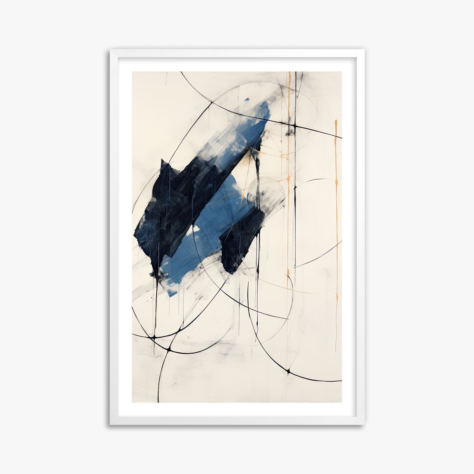 Midnight Sails, 61x91cm Whitek Framed Art Reproduction