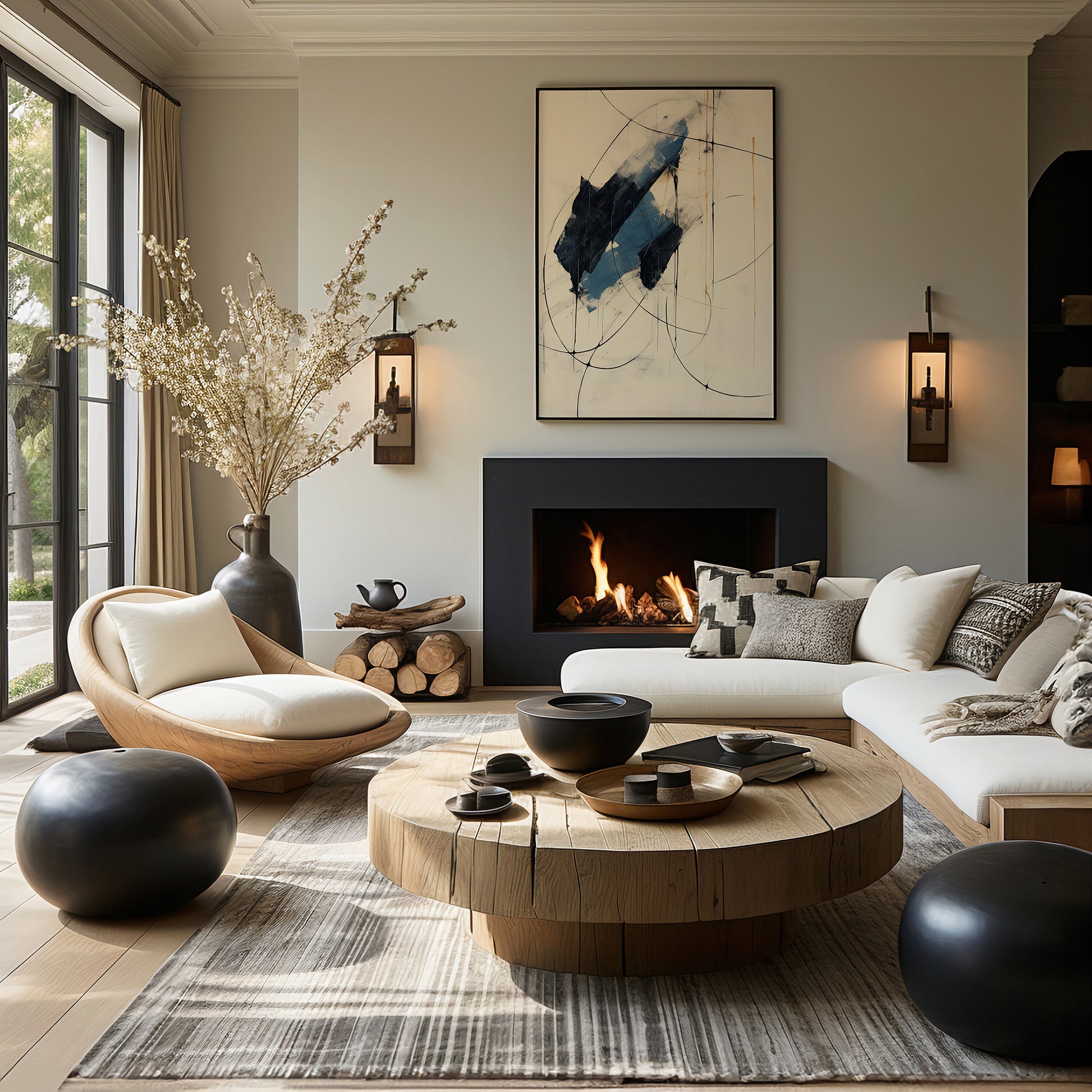 Design Concept No. 39 for Midnight Sails Modern Poster Art