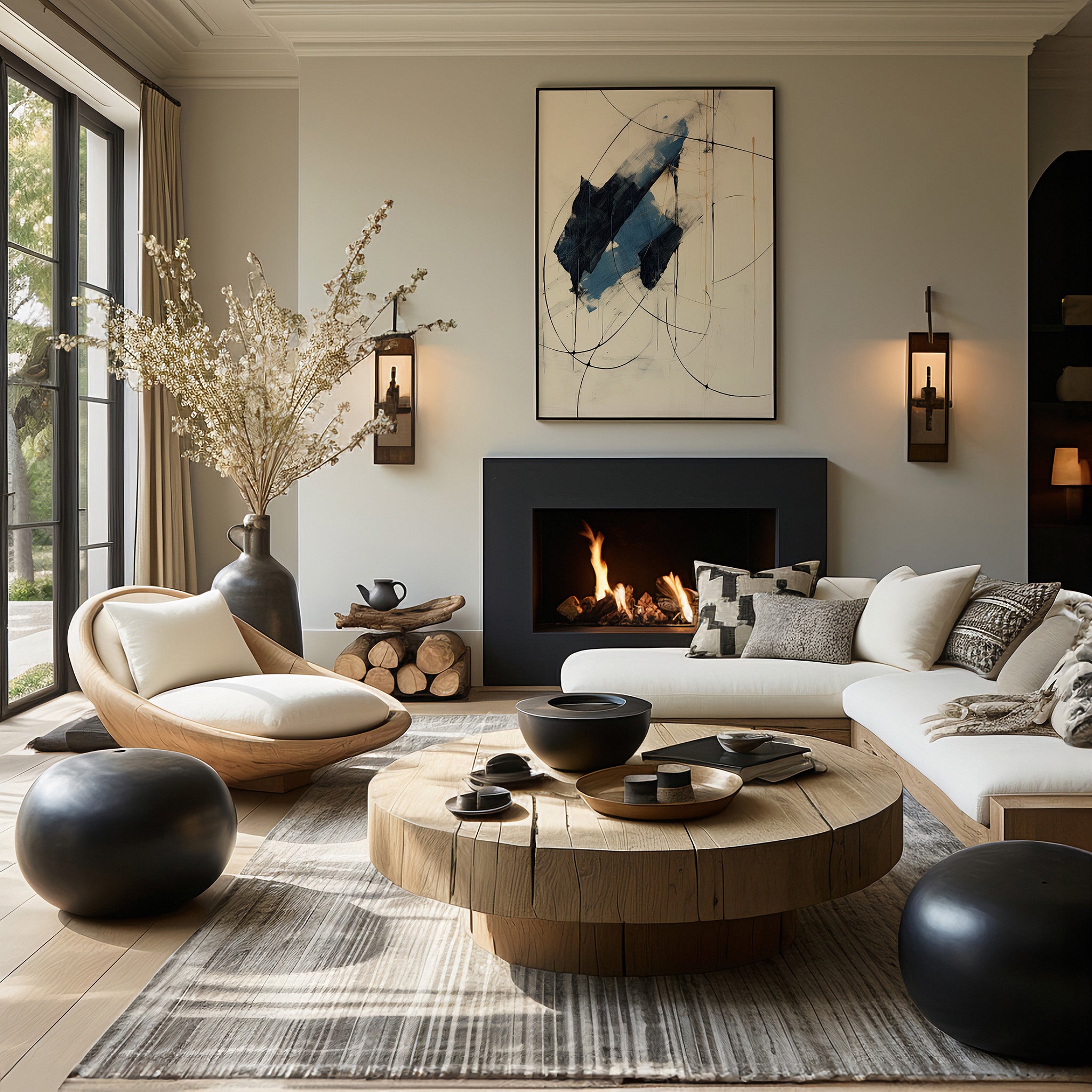 Design Concept No. 39 for Midnight Sails Modern Poster Art