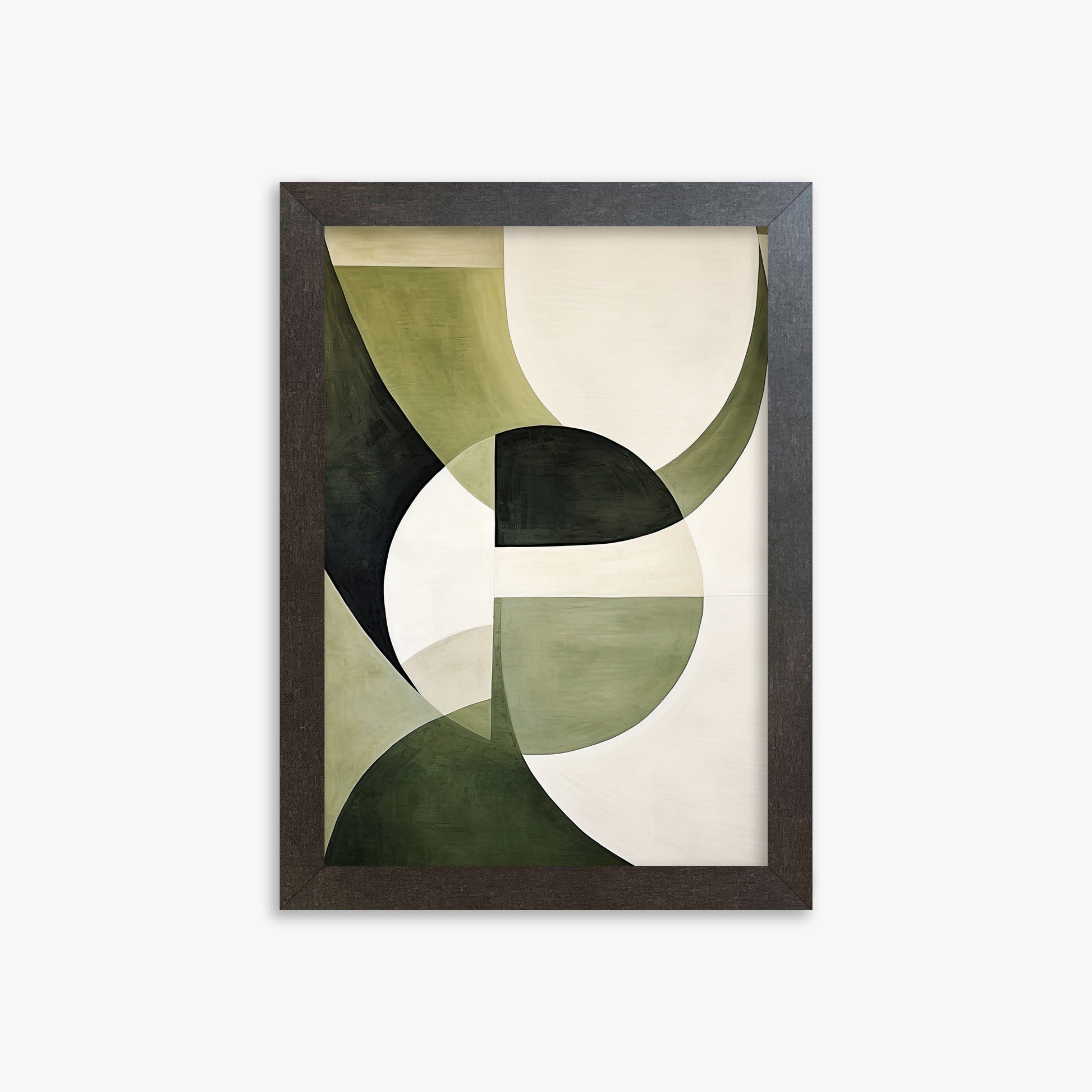 Emerald Eclipse, 21x30cm Framed Art Reproduction With Espresso Frame