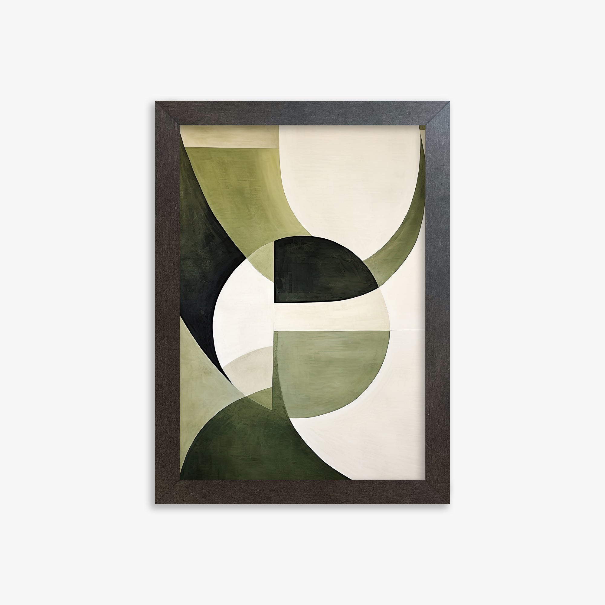 Emerald Eclipse, 21x30cm Framed Art Reproduction With Espresso Frame