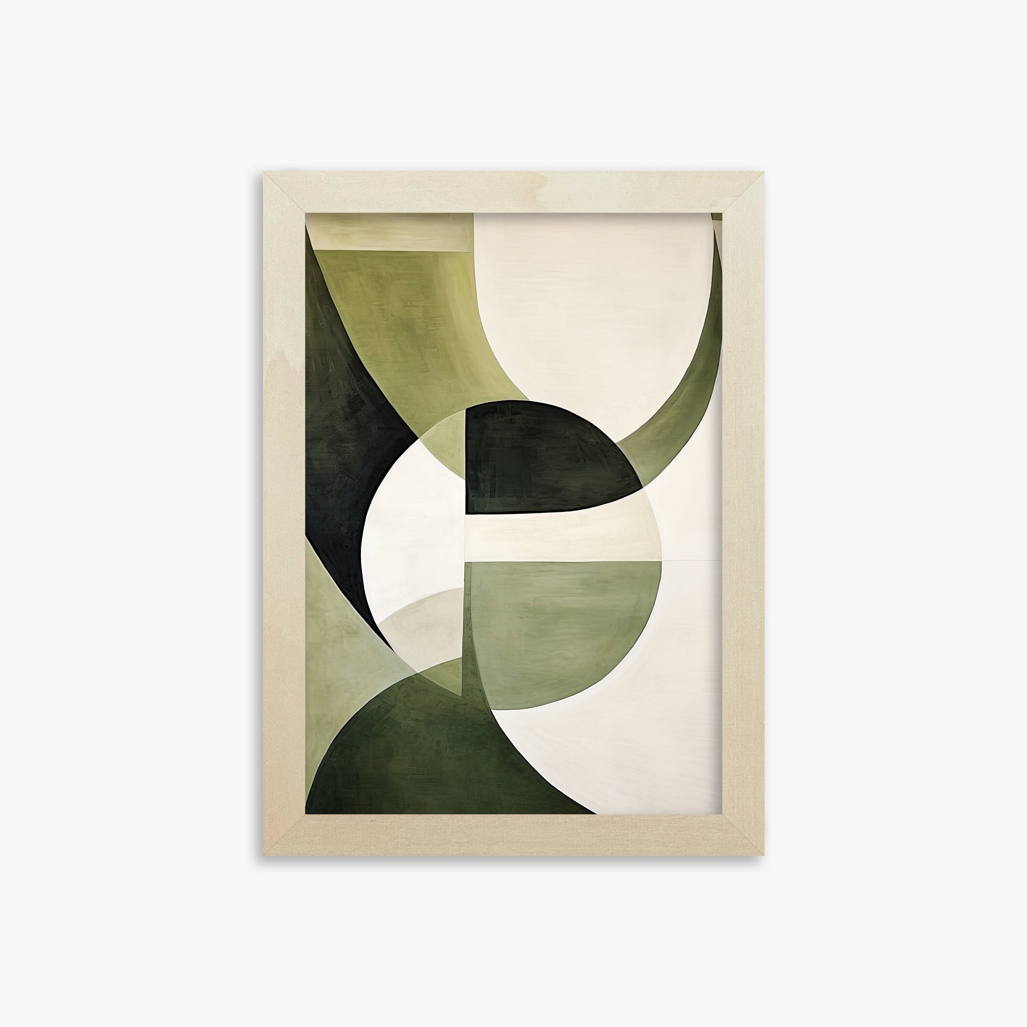 Emerald Eclipse, 21x30cm Framed Art Reproduction With Lime Wood Frame