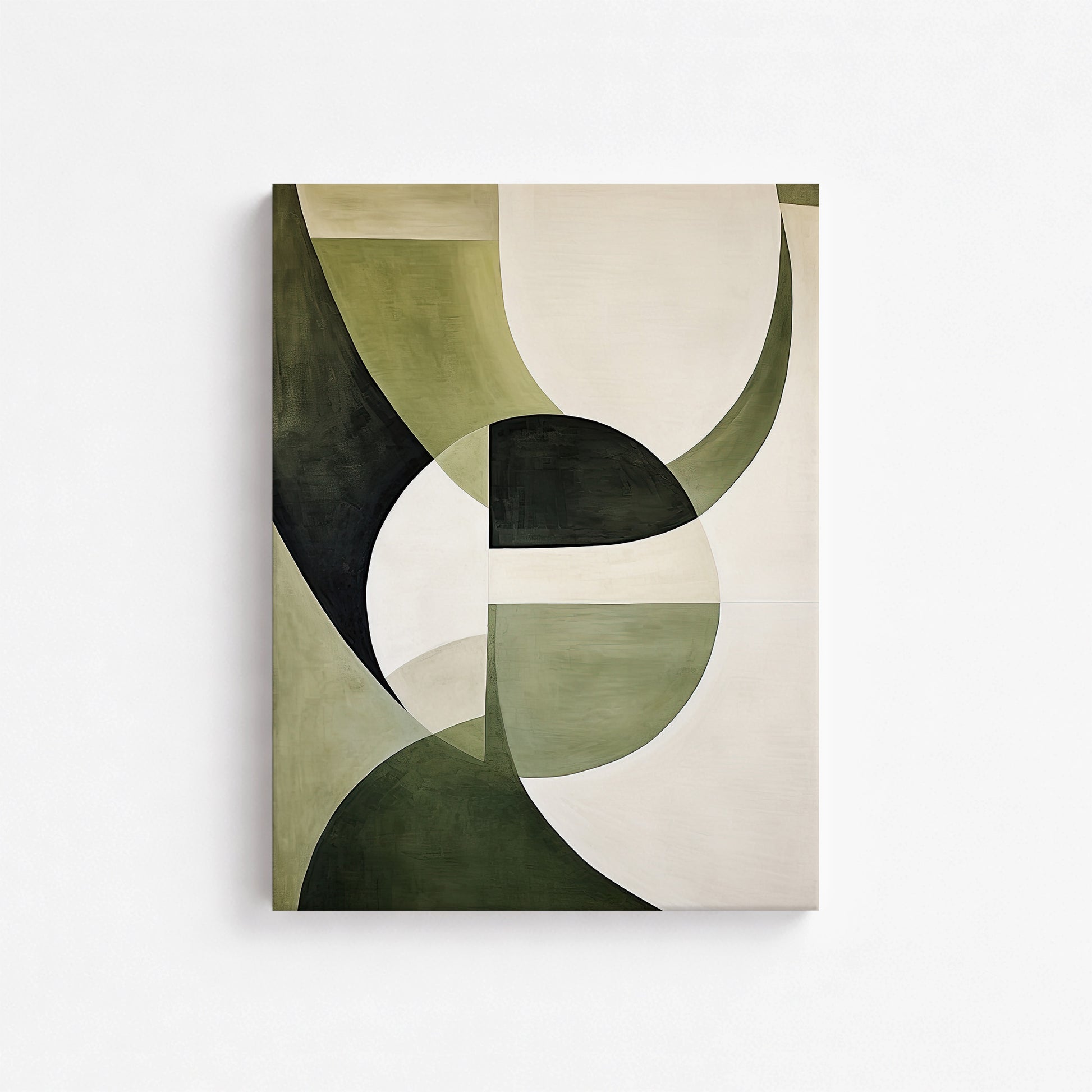 Emerald Eclipse, 30x40cm Satin Canvas Art Reproduction