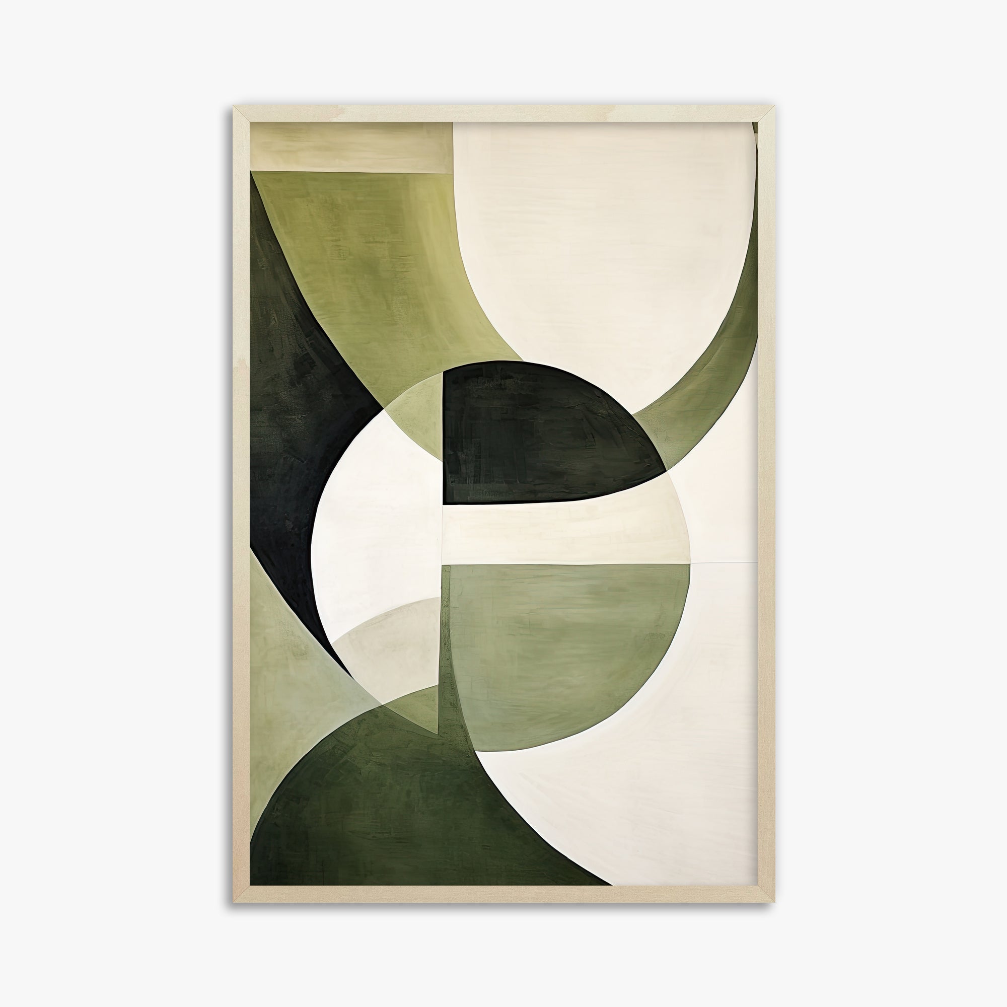 Emerald Eclipse, 61x91cm Framed Art Reproduction With Lime Wood Frame