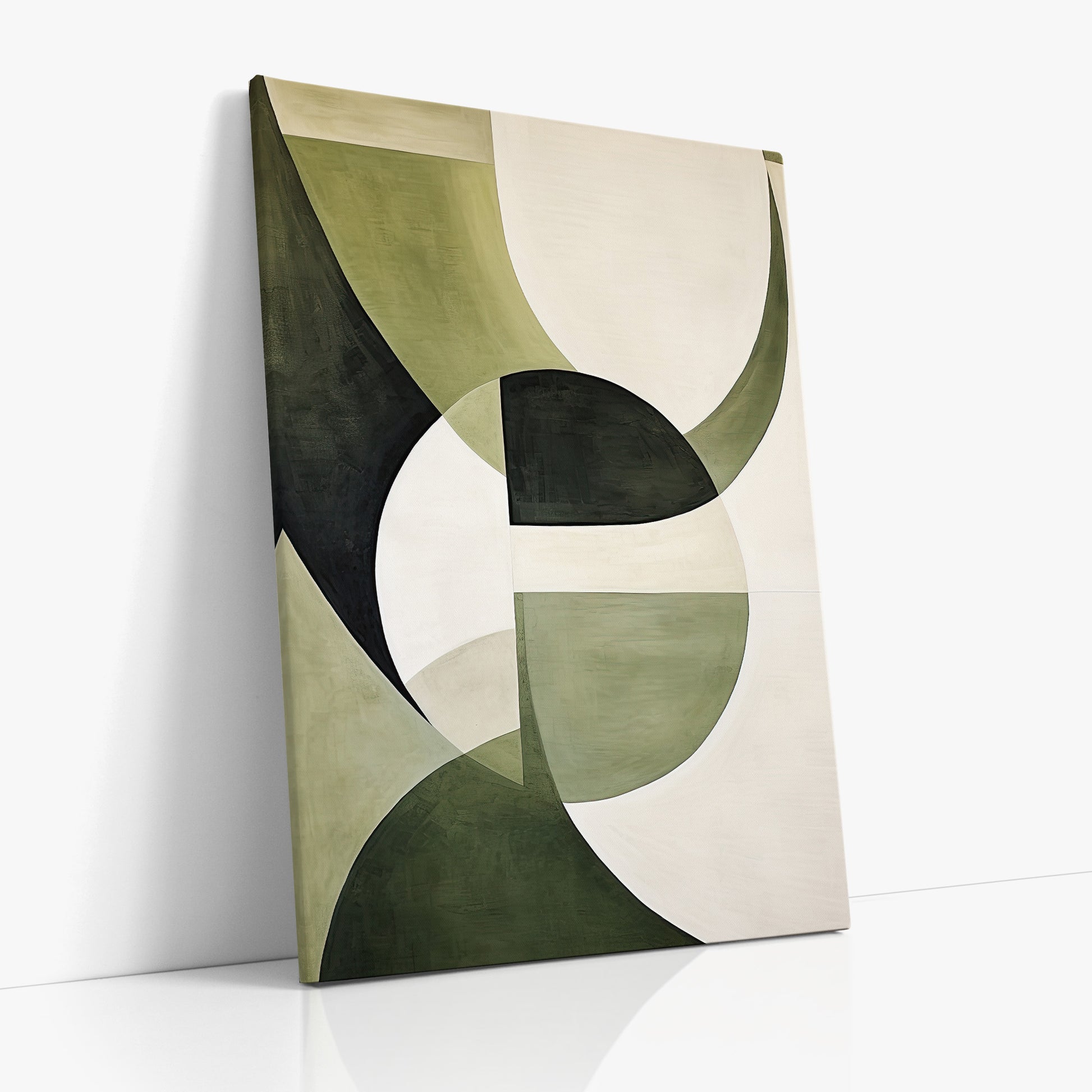 Emerald Eclipse, 70x100cm Satin Canvas Art Reproduction Left Angle