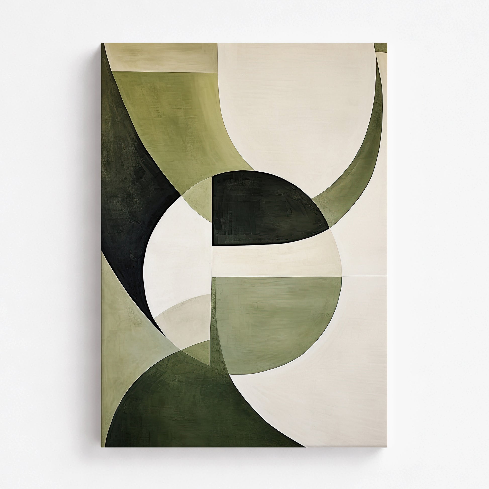 Emerald Eclipse, 70x100cm Satin Canvas Art Reproduction
