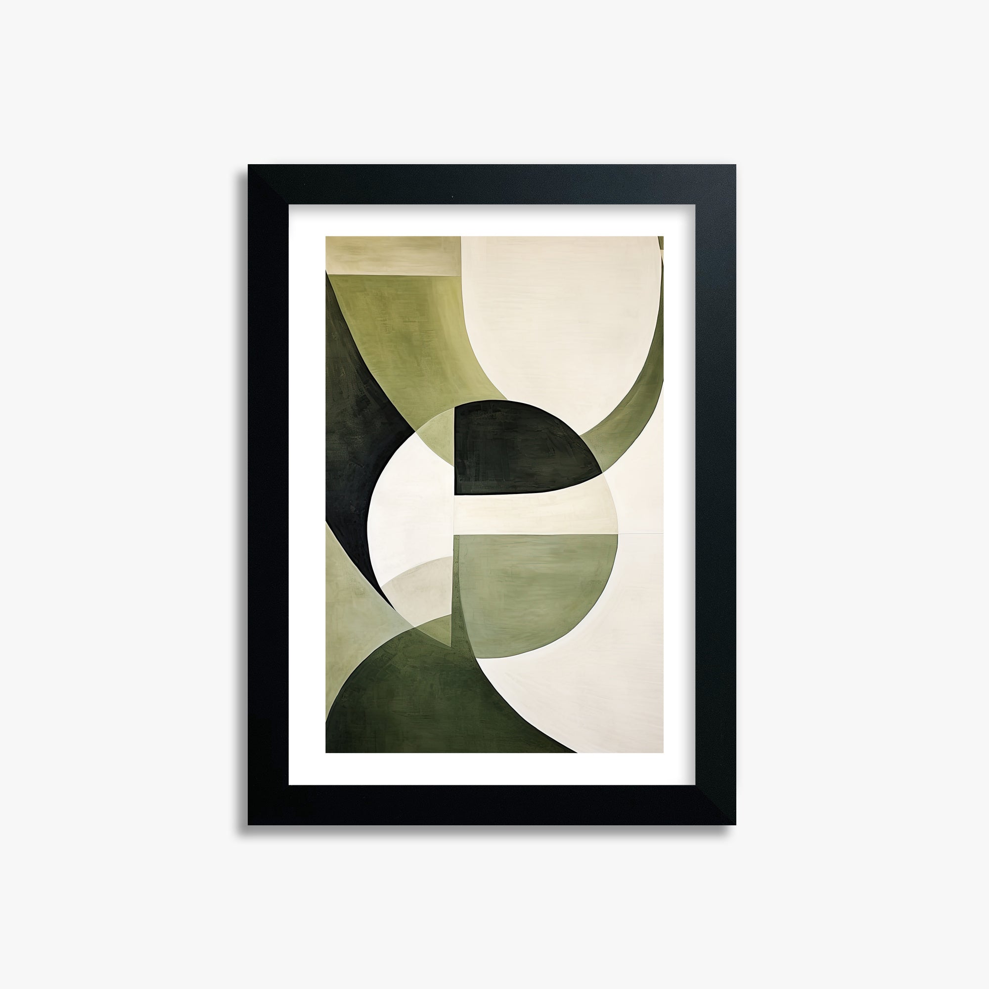 Emerald Eclipse, 21x30cm Black Framed Art Reproduction