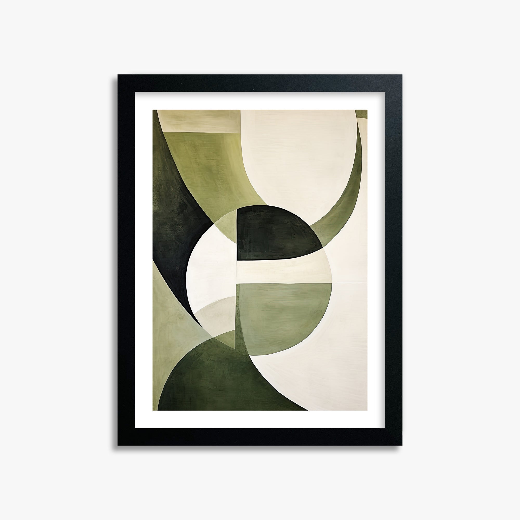 Emerald Eclipse, 30x40cm Black Framed Art Reproduction
