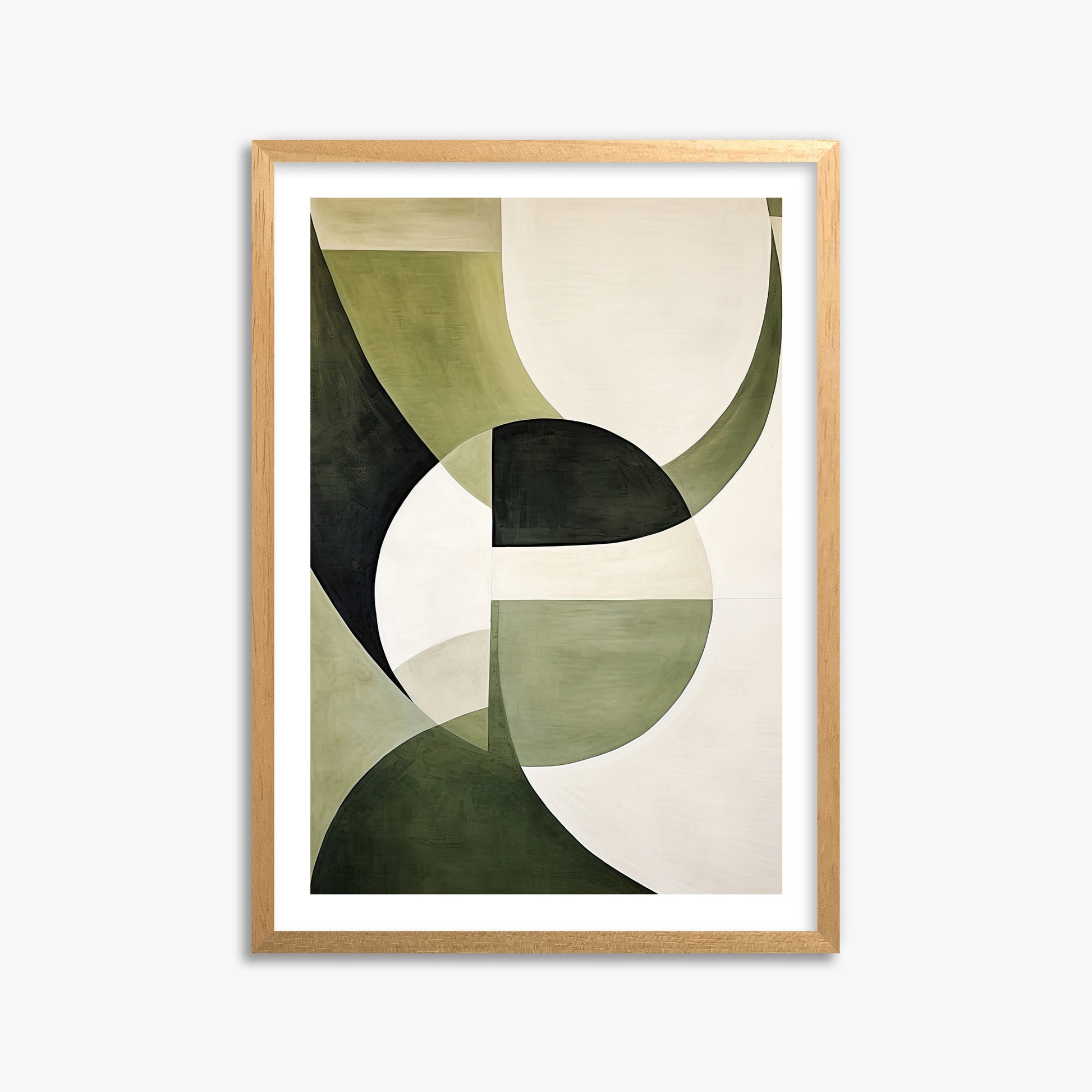 Emerald Eclipse, 50x70cm Oak Framed Art Reproduction