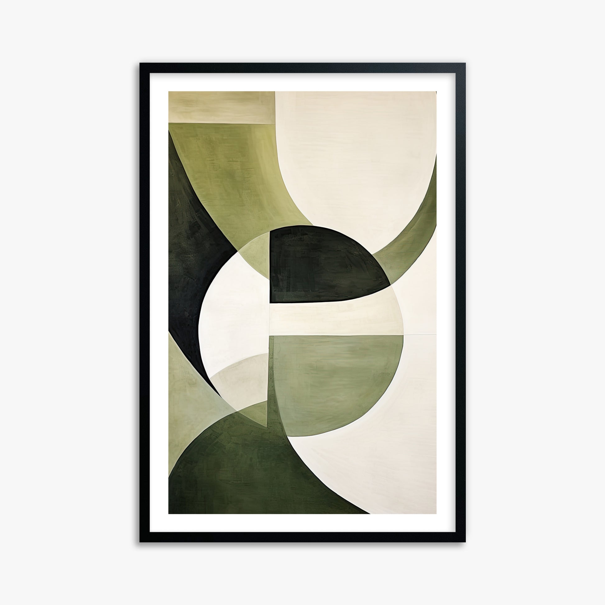 Emerald Eclipse, 61x91cm Black Framed Art Reproduction