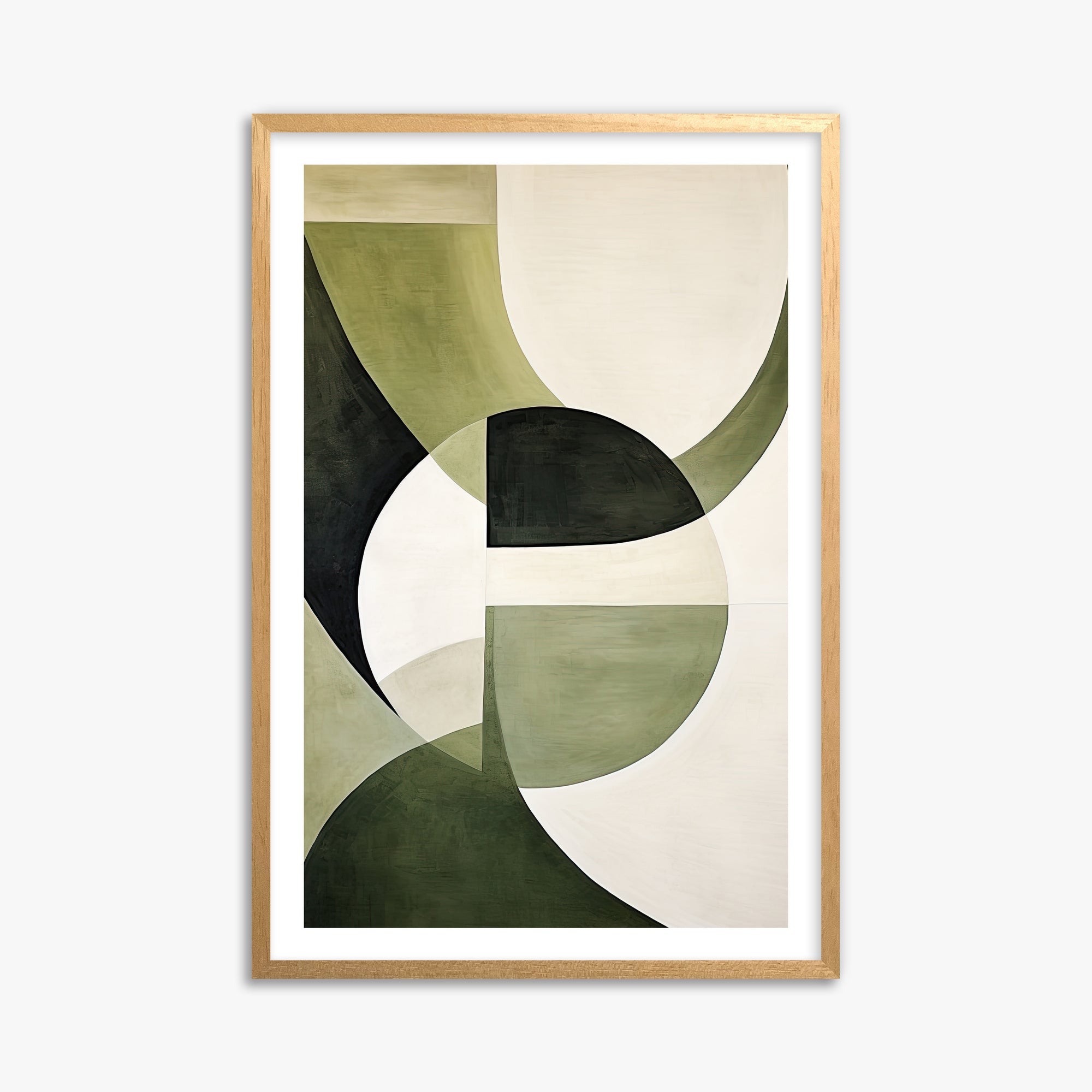 Emerald Eclipse, 61x91cm Oak Framed Art Reproduction