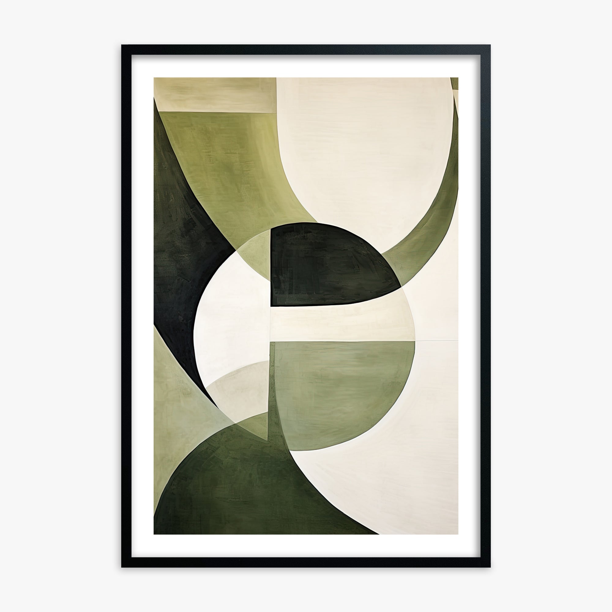 Emerald Eclipse, 70x100cm Black Framed Art Reproduction