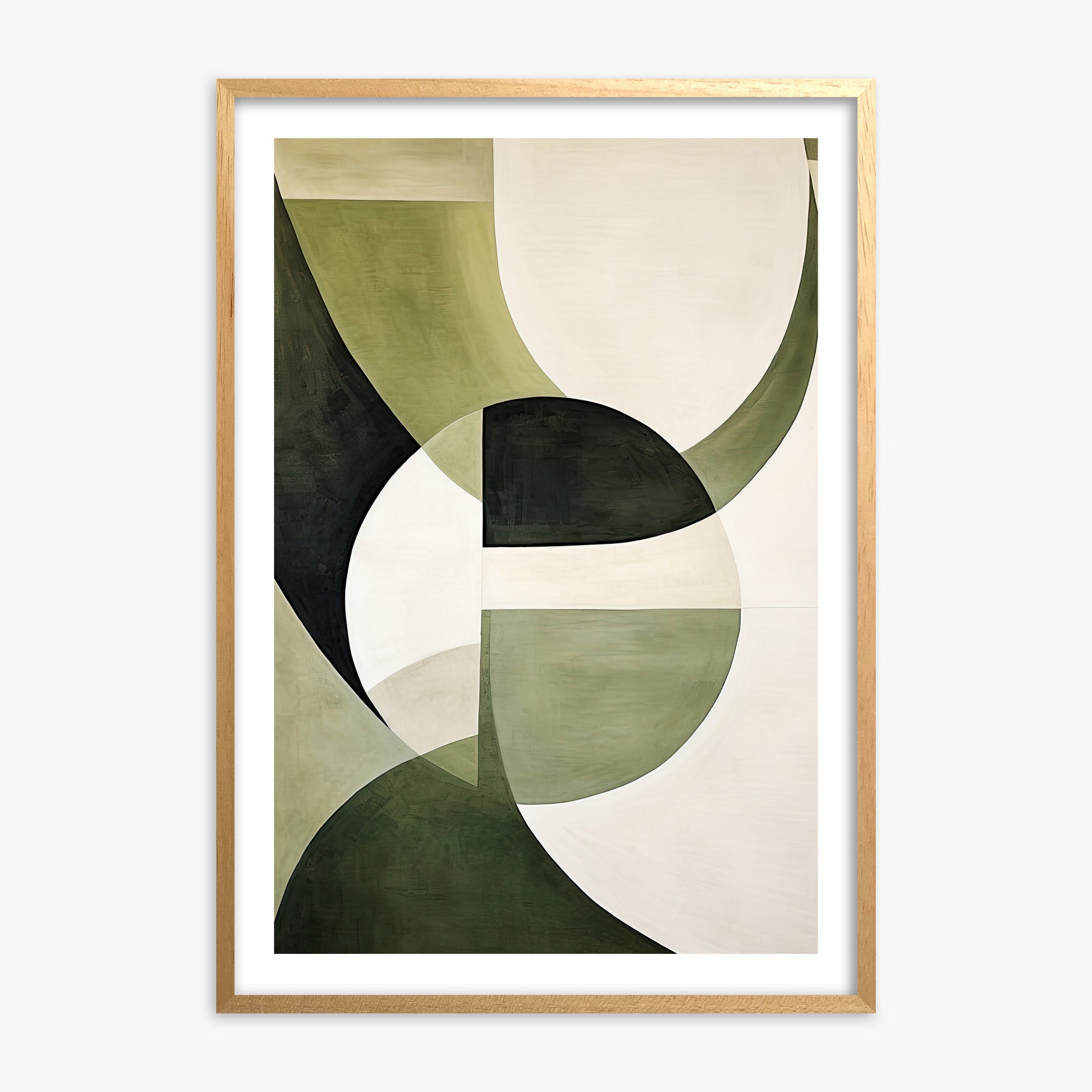 Emerald Eclipse, 70x100cm Oak Framed Art Reproduction