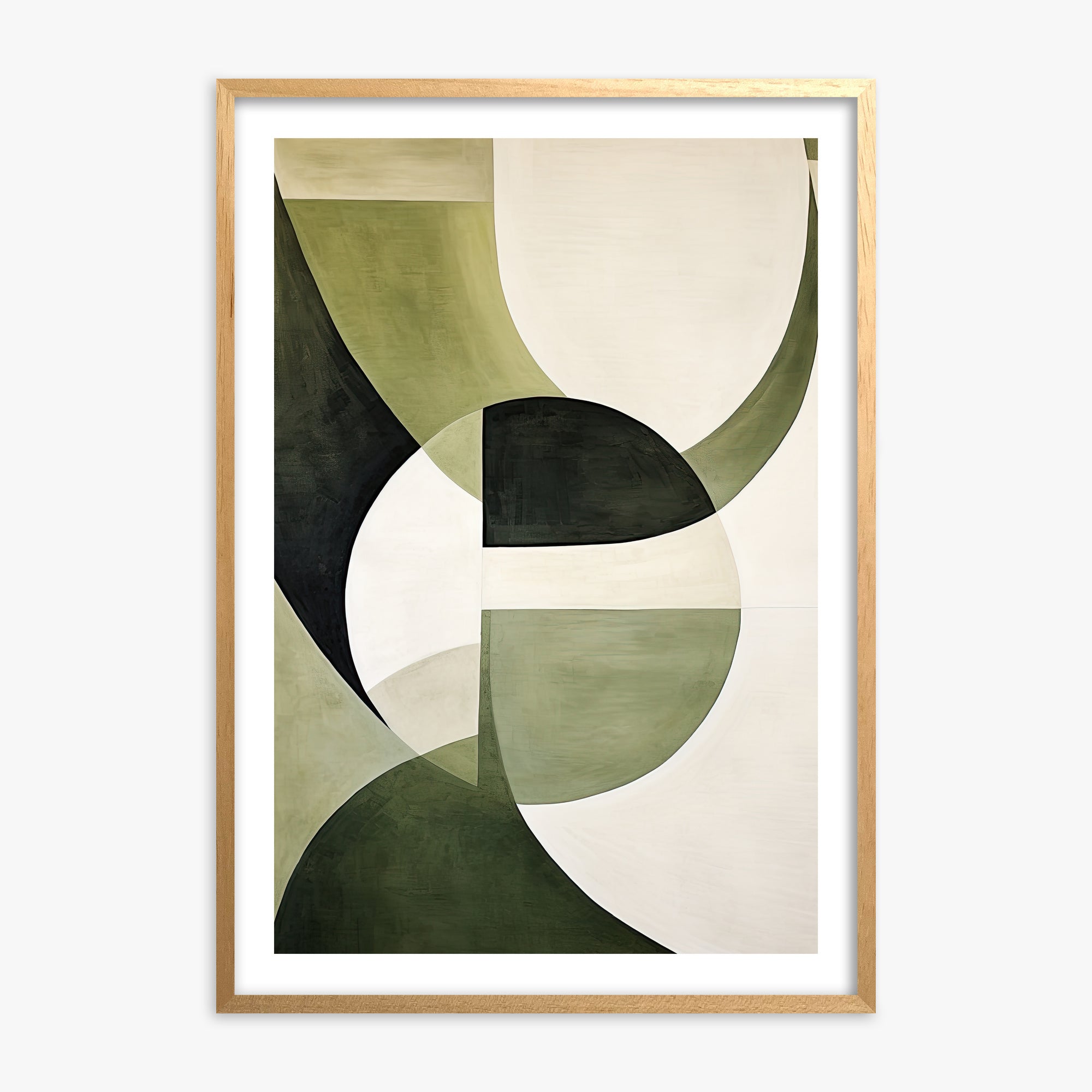 Emerald Eclipse, 70x100cm Oak Framed Art Reproduction