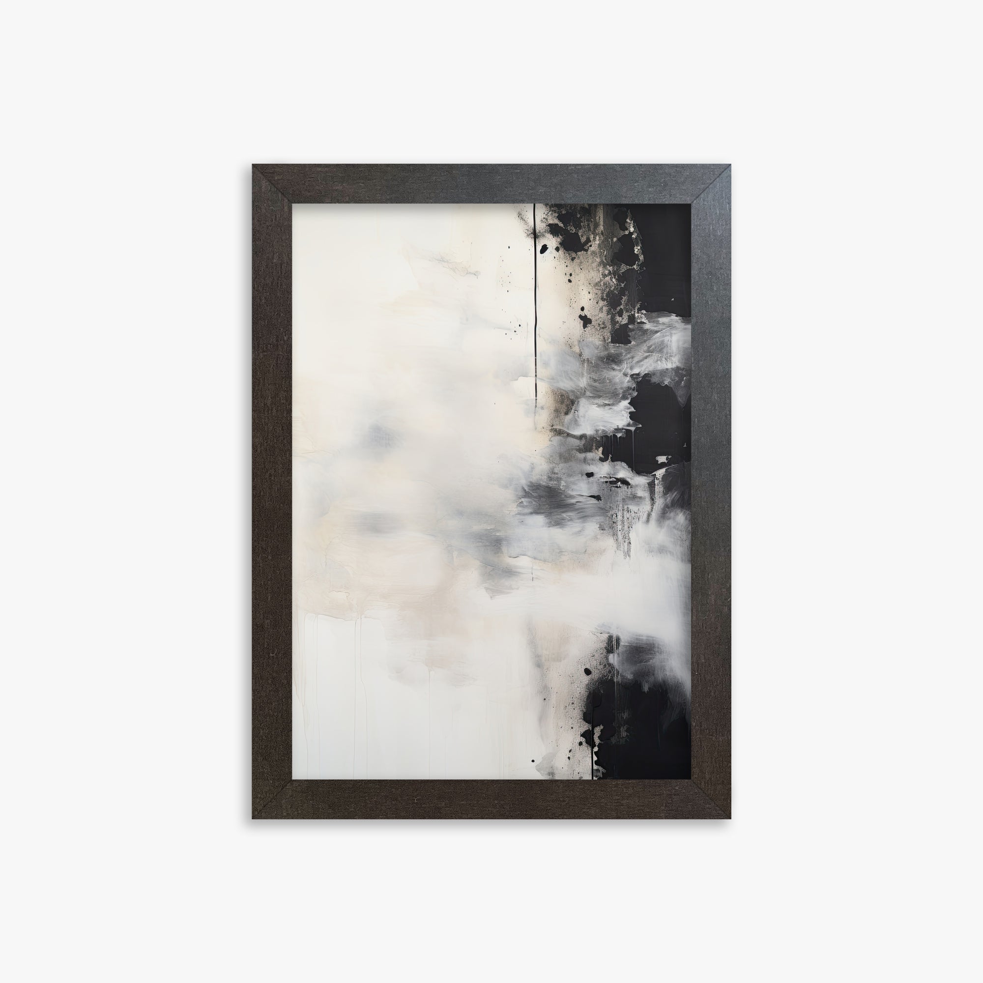 Phantom Cloud, 21x30cm Framed Art Reproduction With Espresso Frame