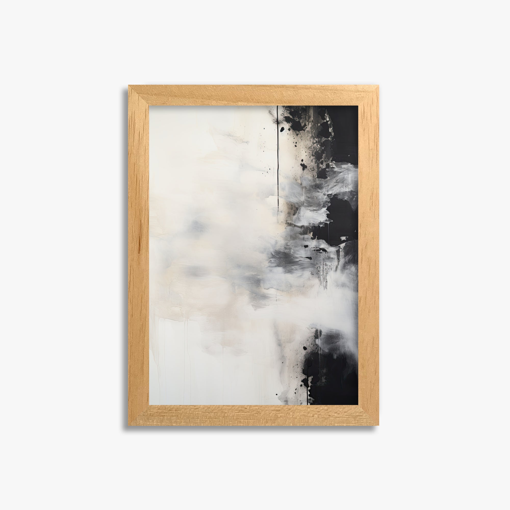 Phantom Cloud, 21x30cm Framed Poster With Oak Frame