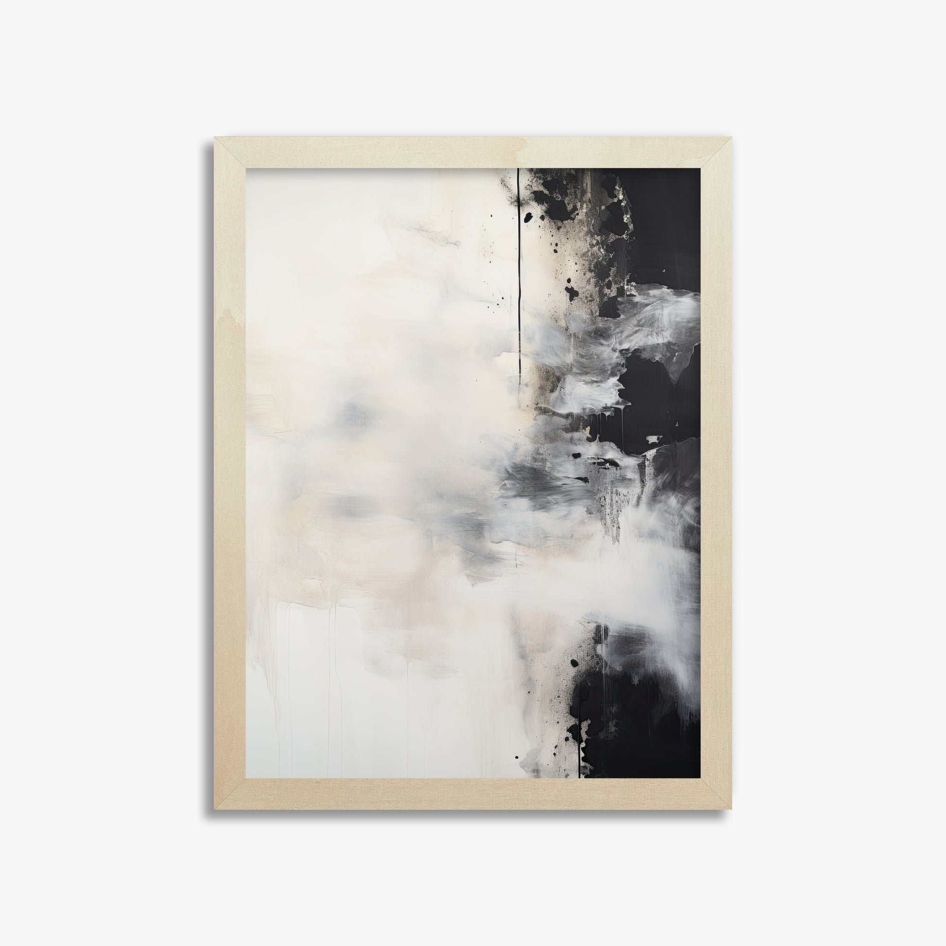 Phantom Cloud, 30x40cm Framed Art Reproduction With Lime Wood Frame