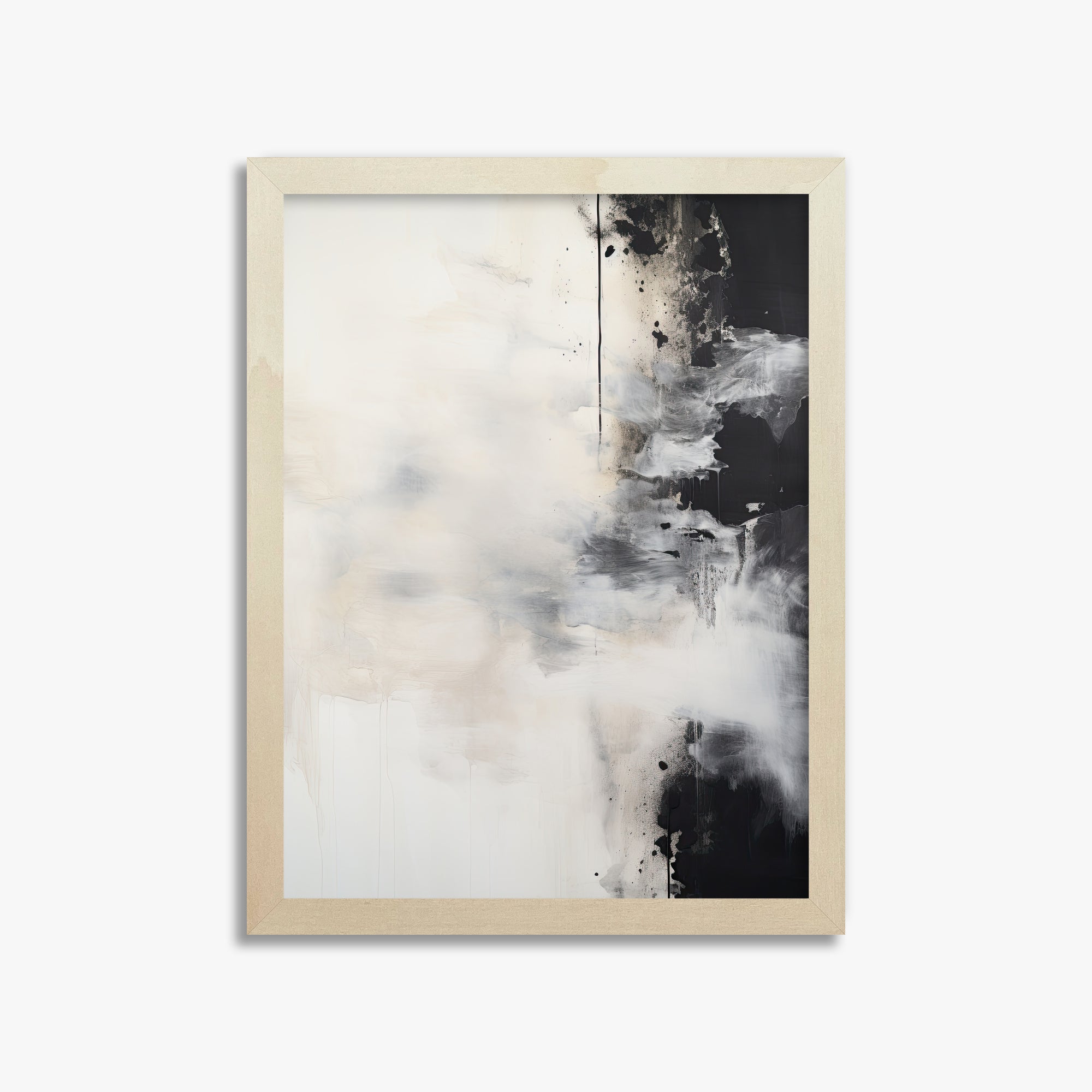 Phantom Cloud, 30x40cm Framed Art Reproduction With Lime Wood Frame