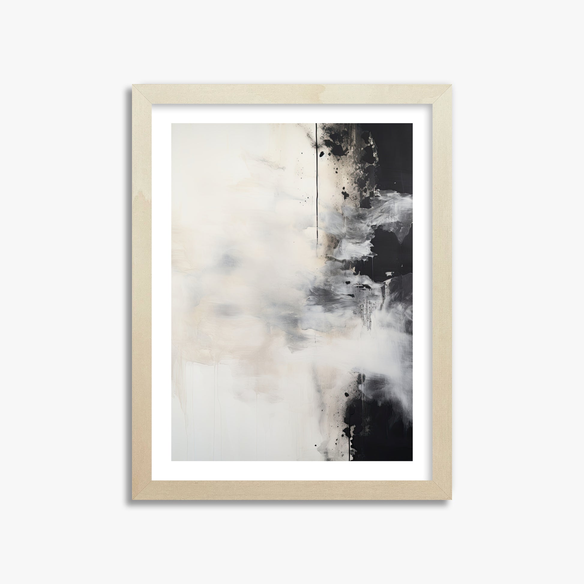 Phantom Cloud, 30x40cm Framed Art Reproduction With Lime Wood Frame