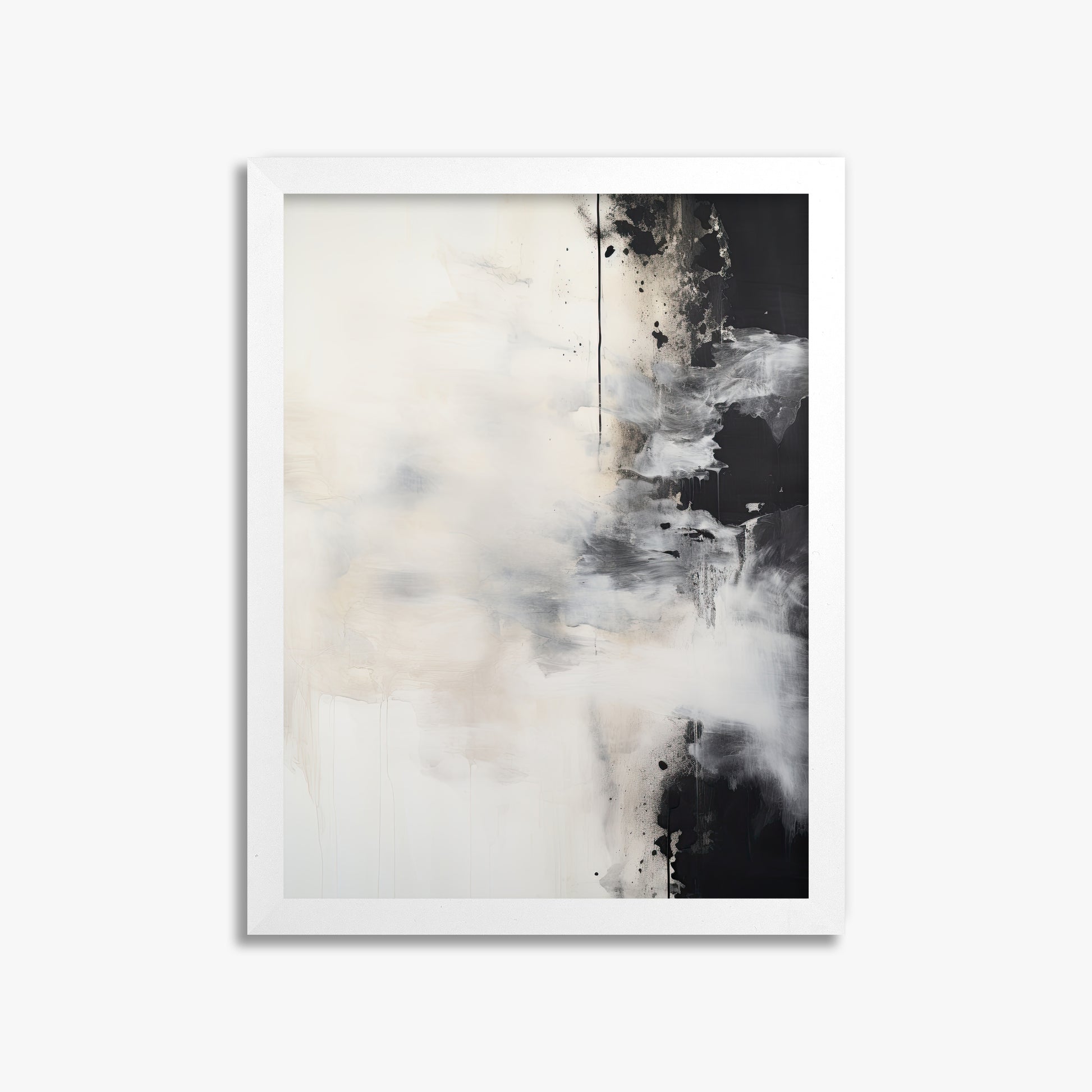 Phantom Cloud, 30x40cm Framed Poster With White Frame