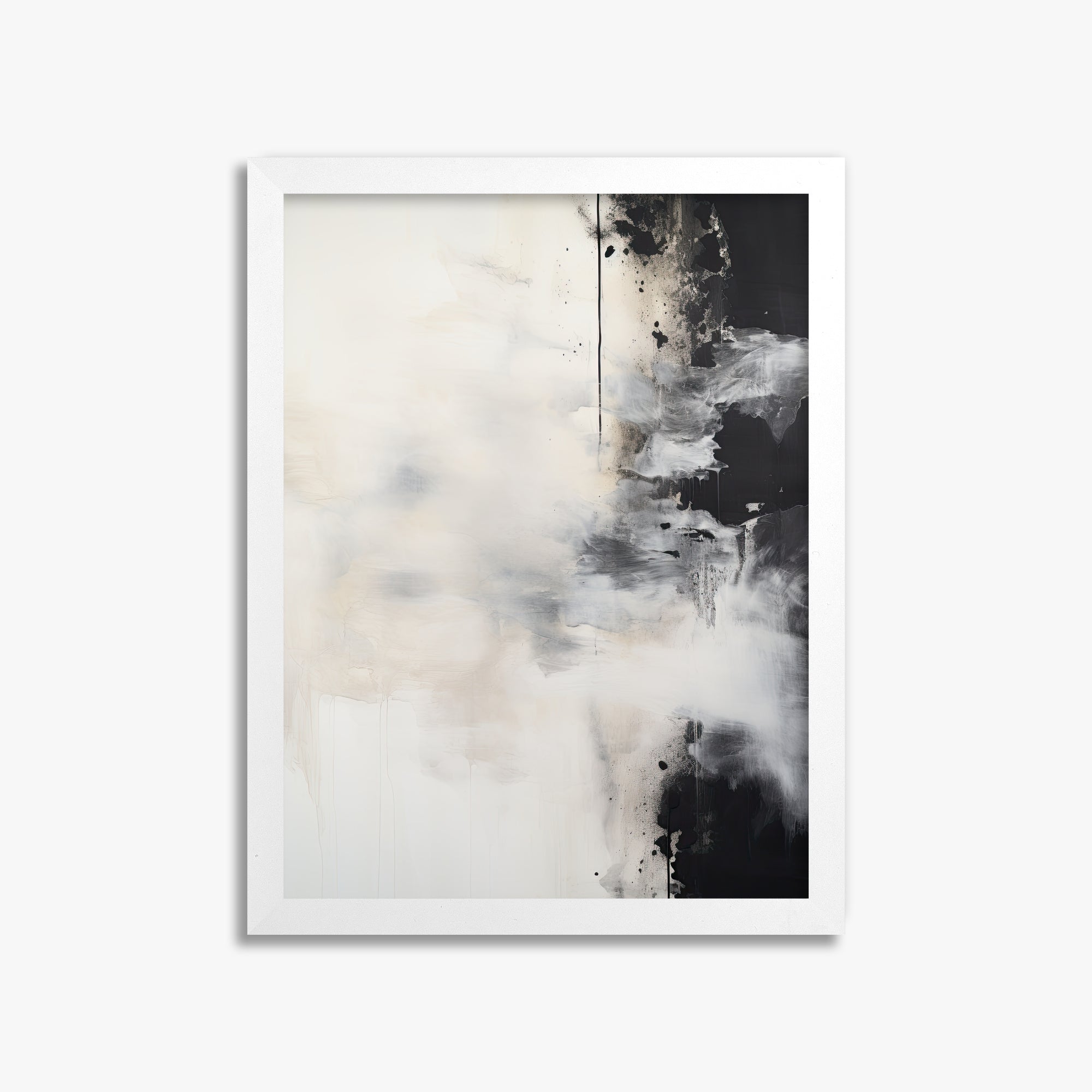 Phantom Cloud, 30x40cm Framed Poster With White Frame