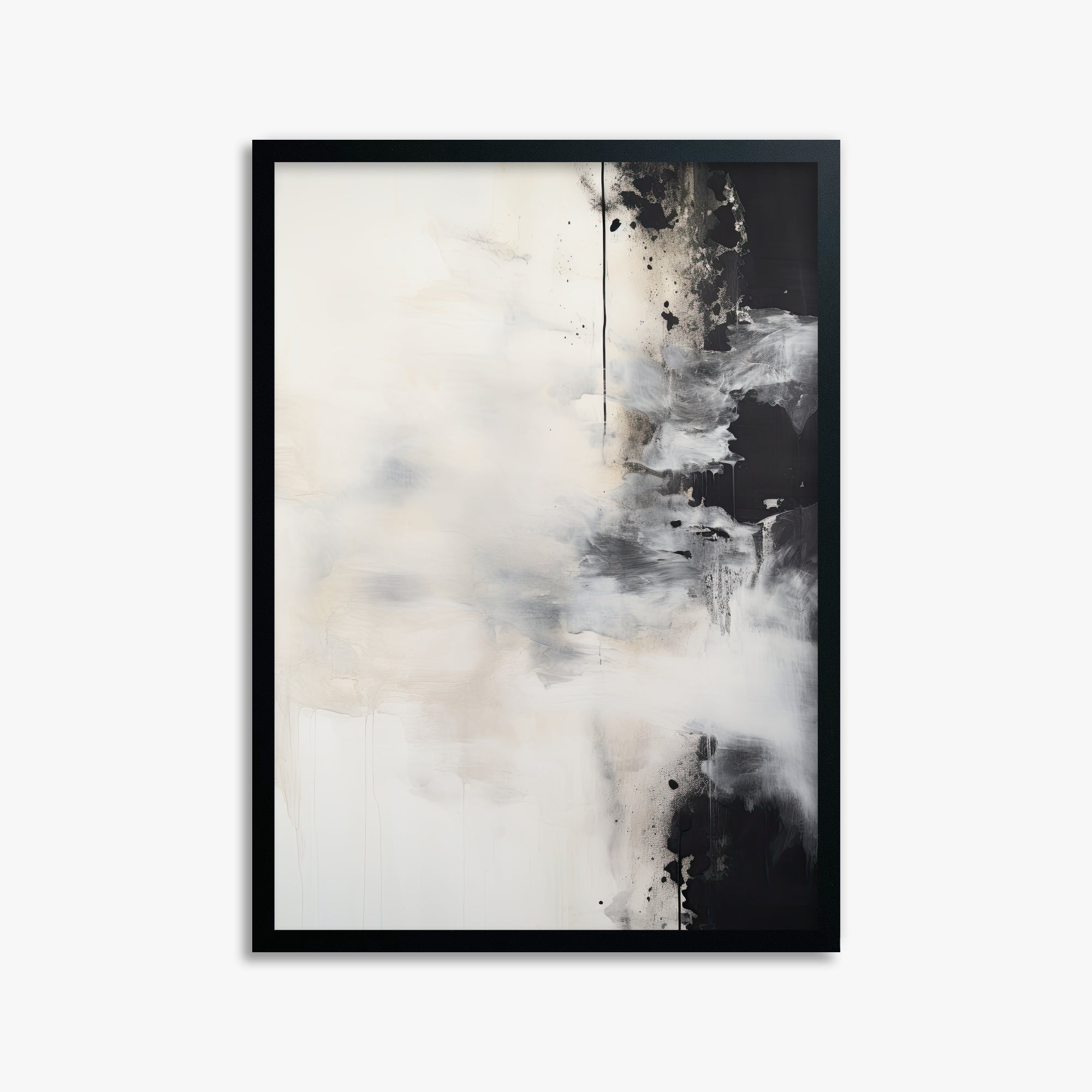 Phantom Cloud, 50x70cm Framed Poster With Black Frame