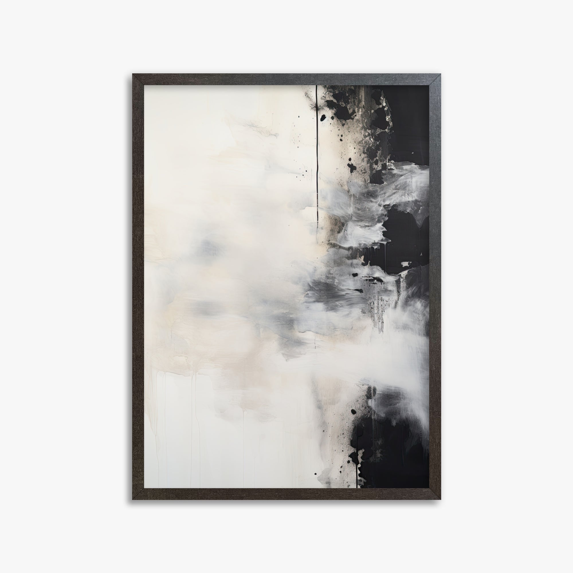 Phantom Cloud, 50x70cm Framed Art Reproduction With Espresso Frame