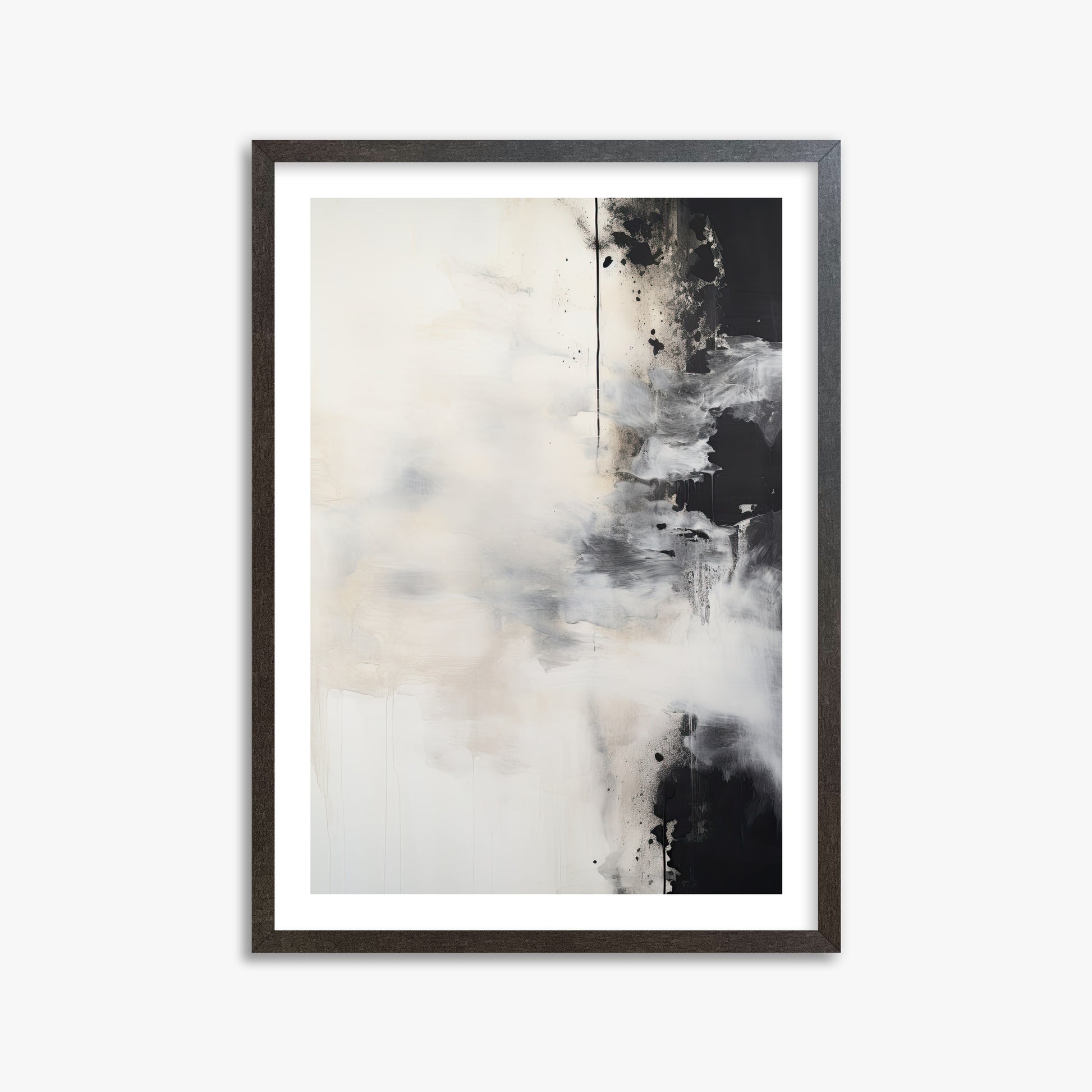 Phantom Cloud, 50x70cm Framed Art Reproduction With Espresso Frame