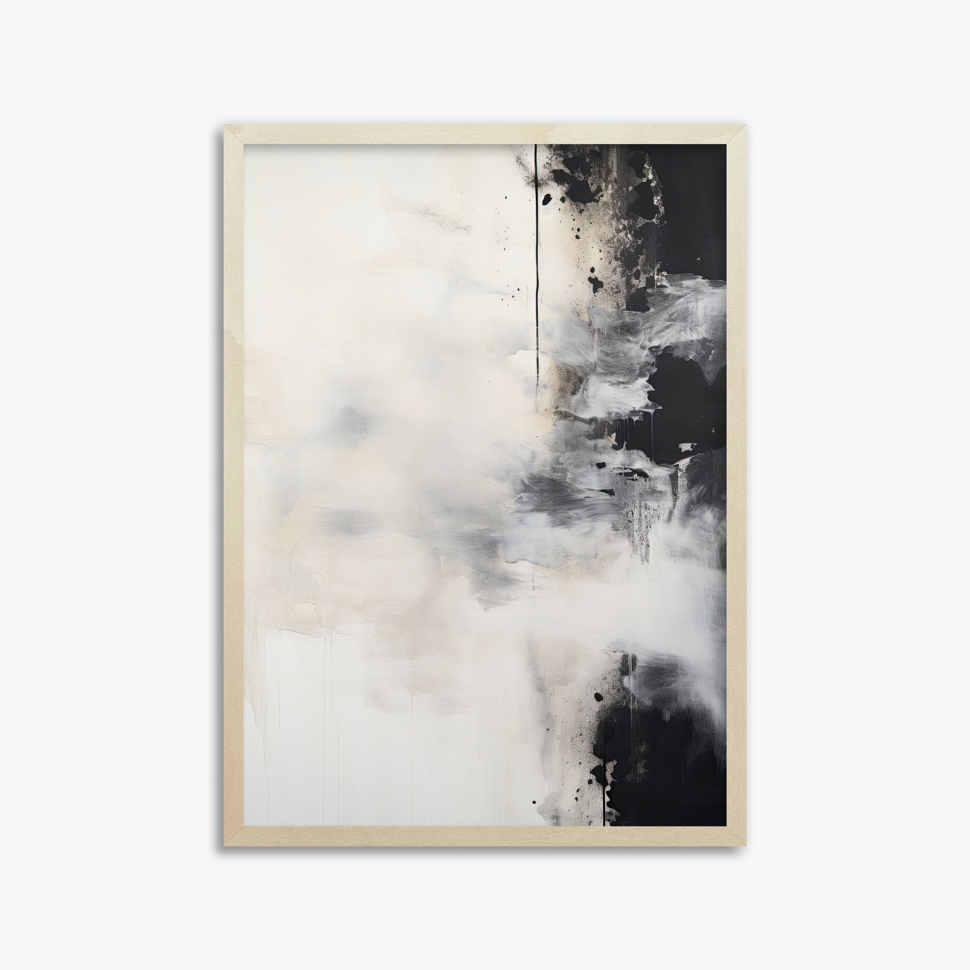 Phantom Cloud, 50x70cm Framed Art Reproduction With Lime Wood Frame
